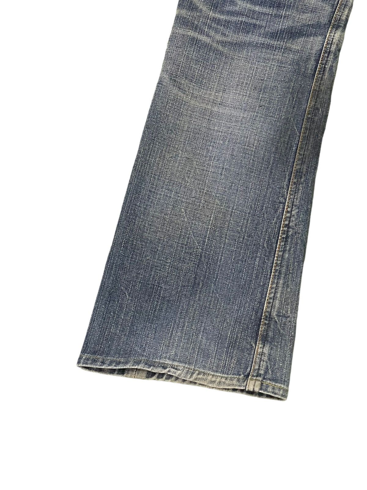 Hysteric Glamour × Japanese Brand Flare Jeans Lee Japan Faded Distress Boot Cut 8🟦2 Size US 35 - 17 Thumbnail