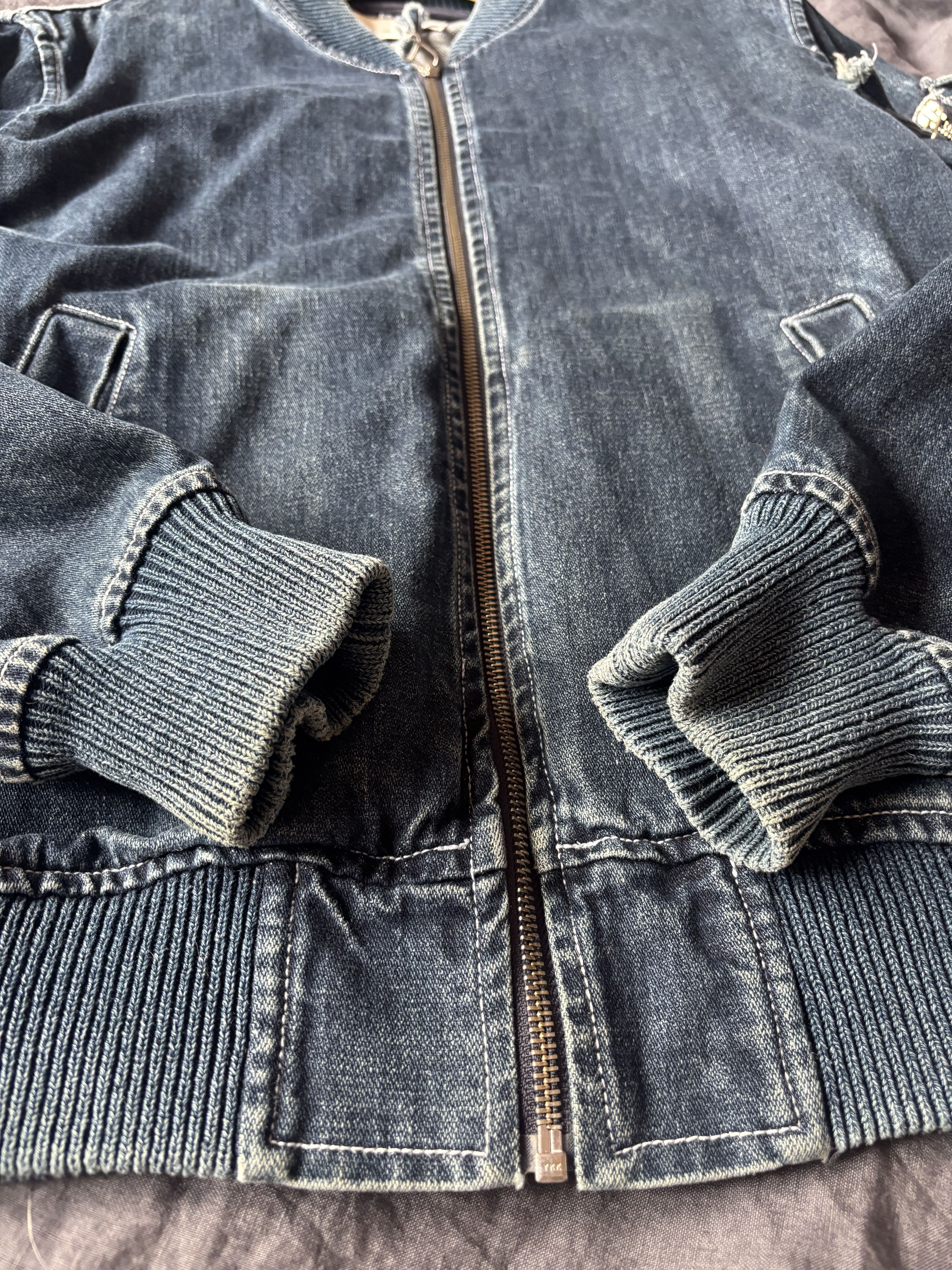 Our Legacy SS15 Our Legacy Japanese Raw Denim Bomber 46 Size US S / EU 44-46 / 1 - 7 Thumbnail