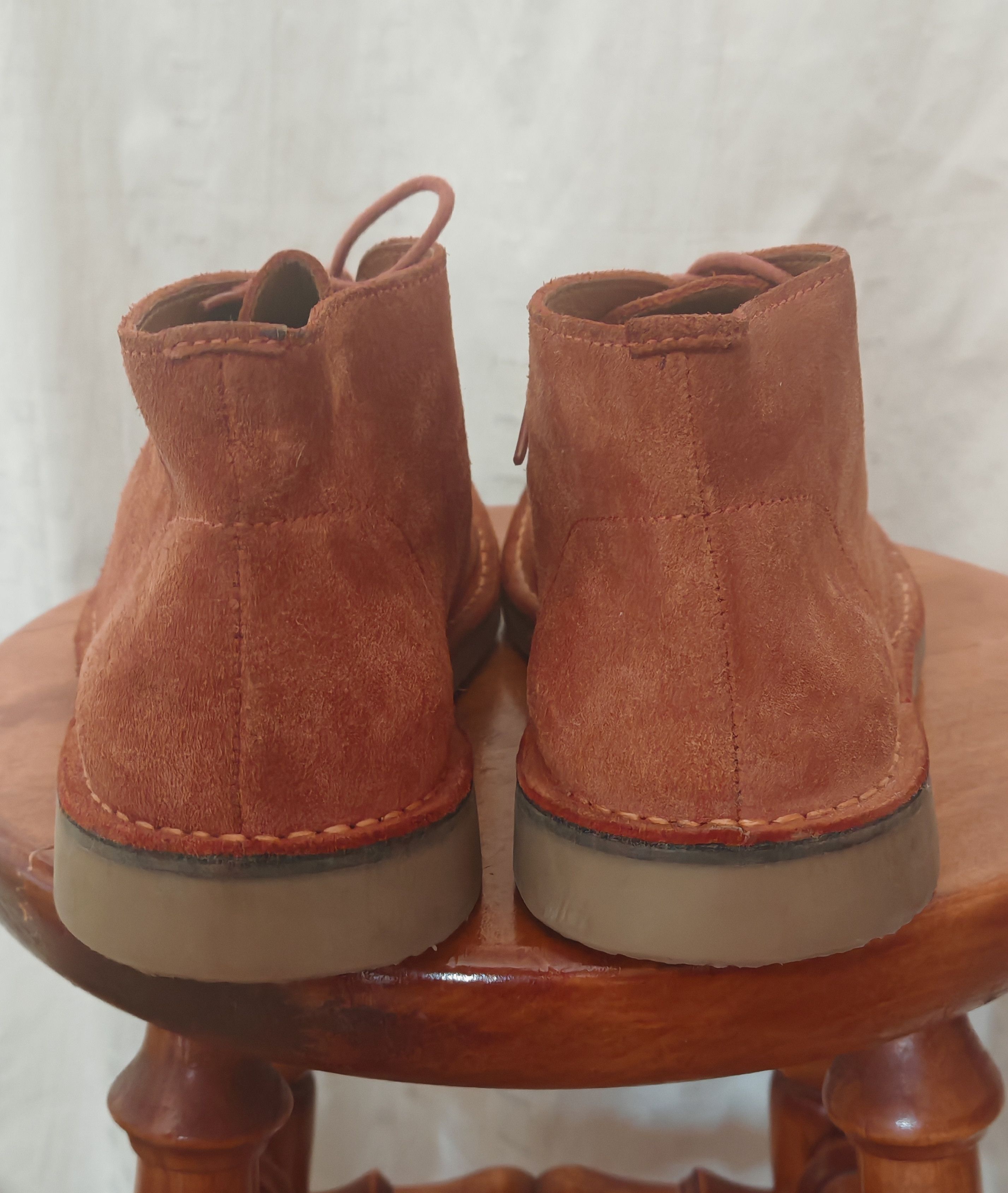 Vintage Vintage Fiat Rat Real Suede Dessert Boots Tobacco sz 44 Size US 11 / EU 44 - 7 Thumbnail