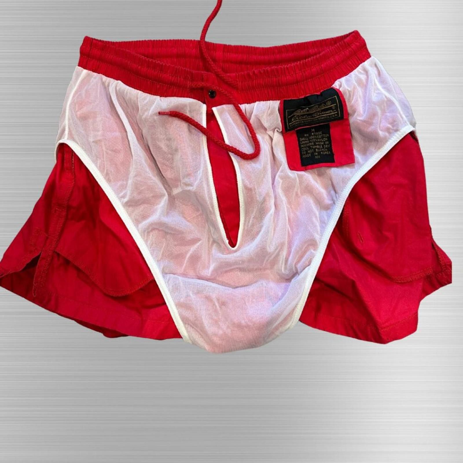 Eddie Bauer Eddie Bauer Men’s Swim Shorts Red Great condition- Medium Size US 32 / EU 48 - 2 Thumbnail