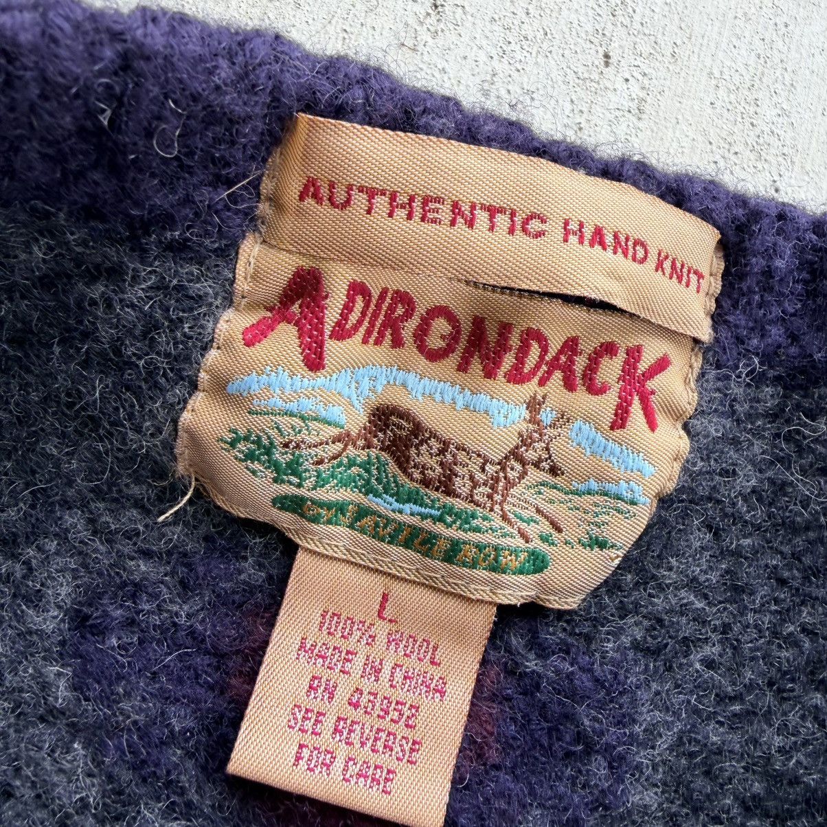 Vintage Vintage Adirondack Sweater Fair Isle 100% Wool Women’s Large Size L / US 10 / IT 46 - 4 Thumbnail