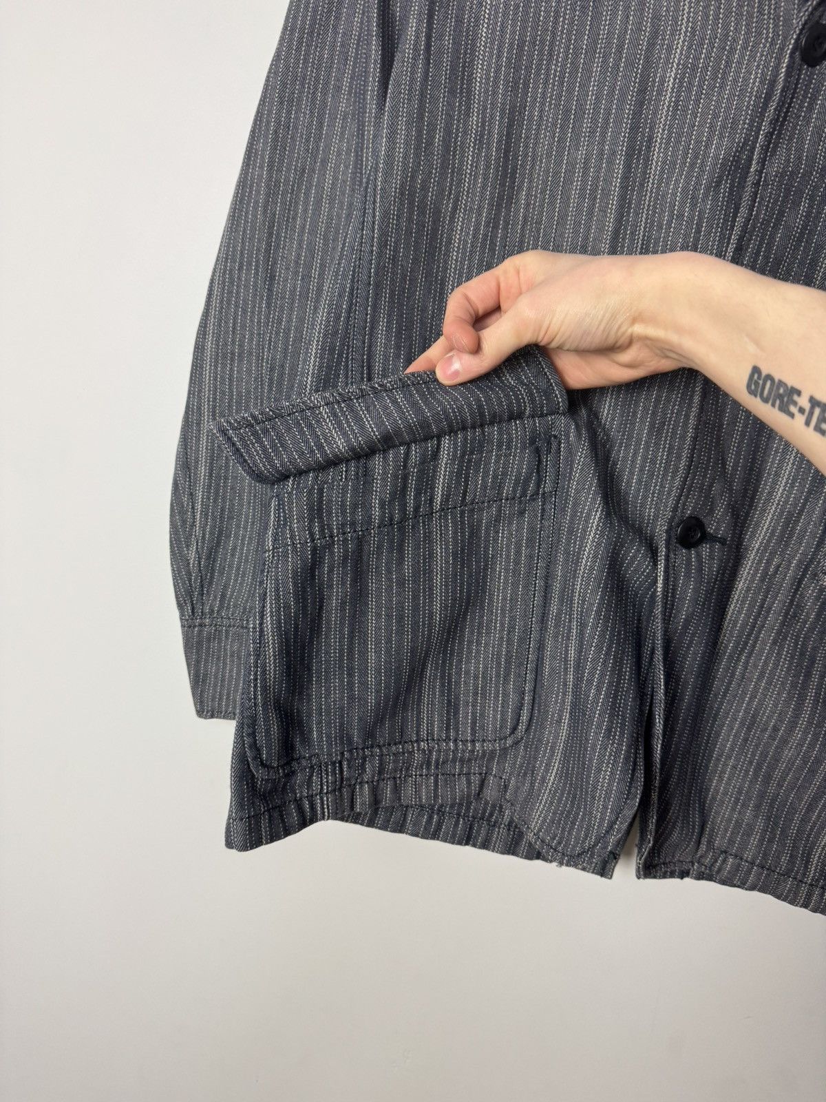 PPFM 00s PPFM Archive Pinstripe Workwear Jacket Blazer Japanese Size 40R - 4 Thumbnail