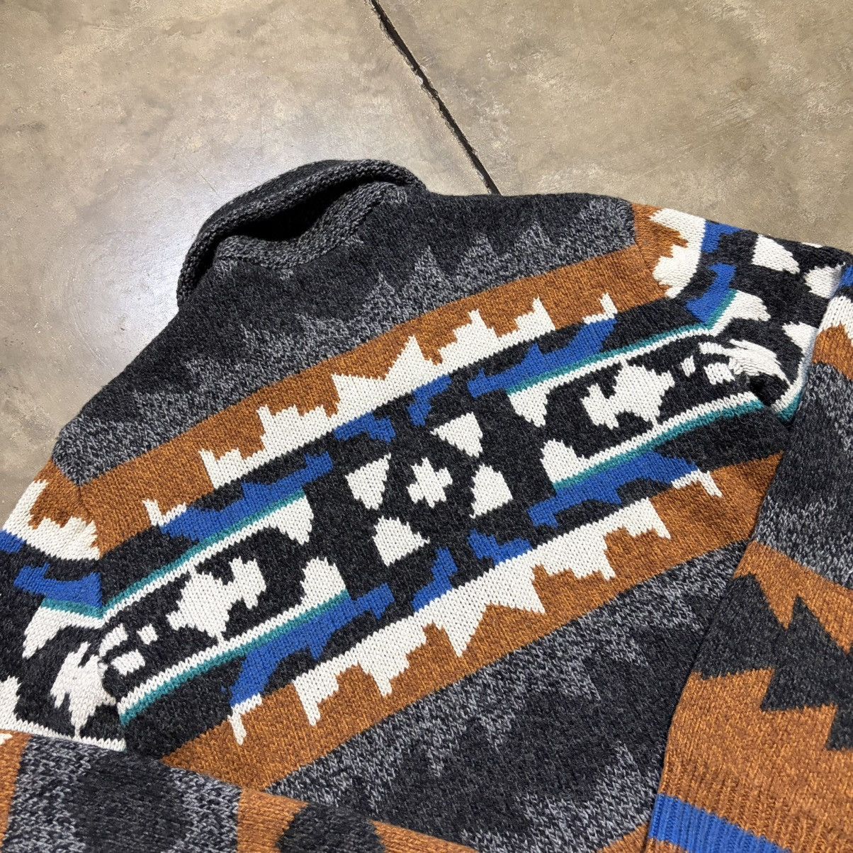 American Eagle Outfitters Vintage American Eagle Sweater Cardigan Zip Western Cowichan Size US M / EU 48-50 / 2 - 7 Thumbnail