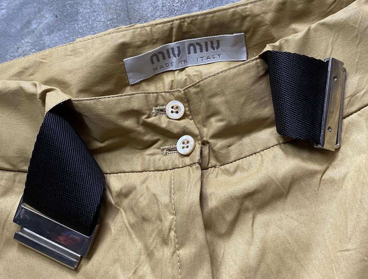 Miu Miu Miu Miu SS99 Belted Chino Shorts Size US 28 / EU 44 - 5 Thumbnail