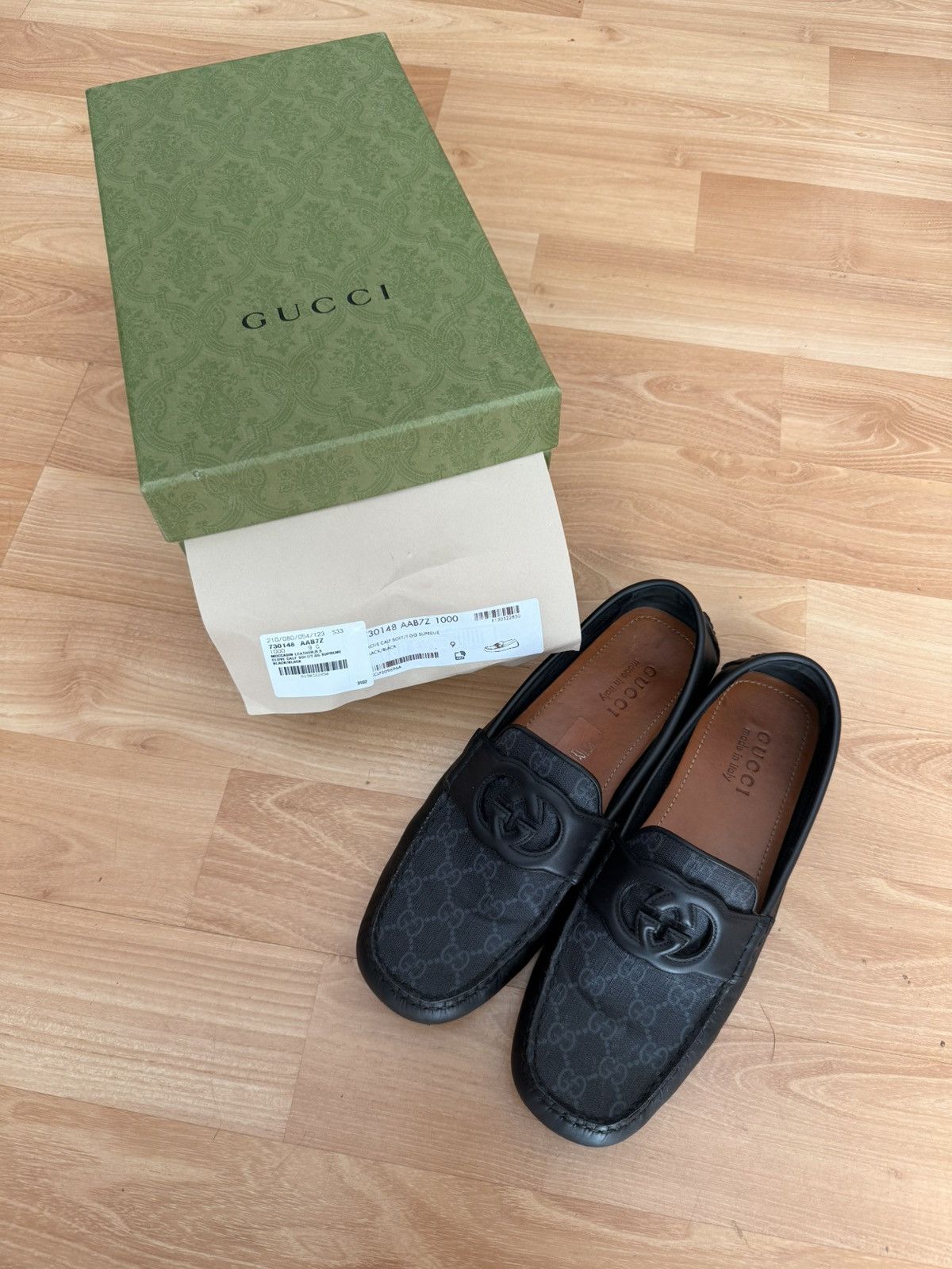 Gucci Mens Gucci interlocking G driver loafers Size US 9 / EU 42 - 2 Thumbnail