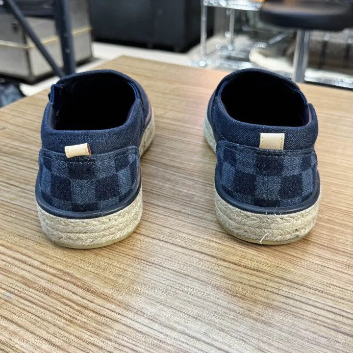 Louis Vuitton Louis Vuitton Deep Blue Slip-On Sneakers -2508 Size US 9 / EU 42 - 3 Thumbnail