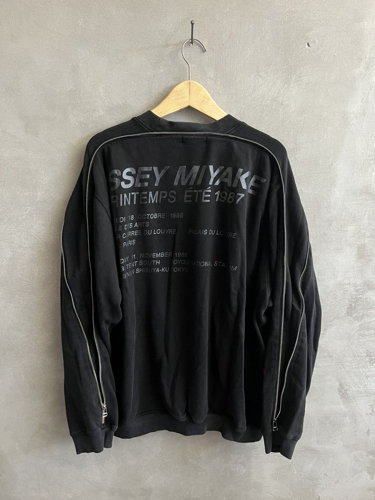 Homme Plisse Issey Miyake ISSEY MIYAKE AW87 SWEATSHIRT ZIPER Size US L / EU 52-54 / 3 - 1 Thumbnail