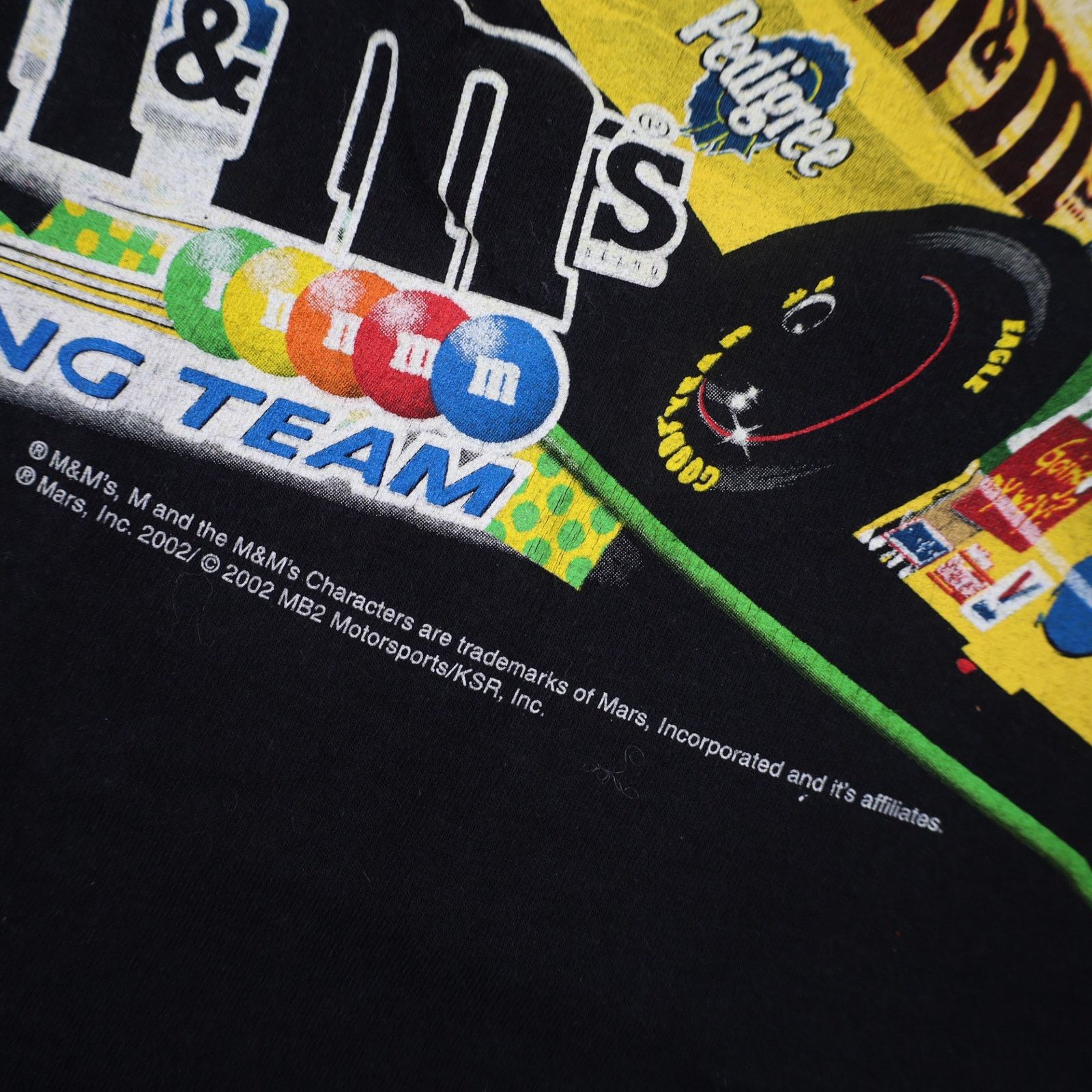 NASCAR × Vintage Vintage Y2k M&Ms Racing Team Front/back Graphic T Shirt Size US M / EU 48-50 / 2 - 10 Thumbnail