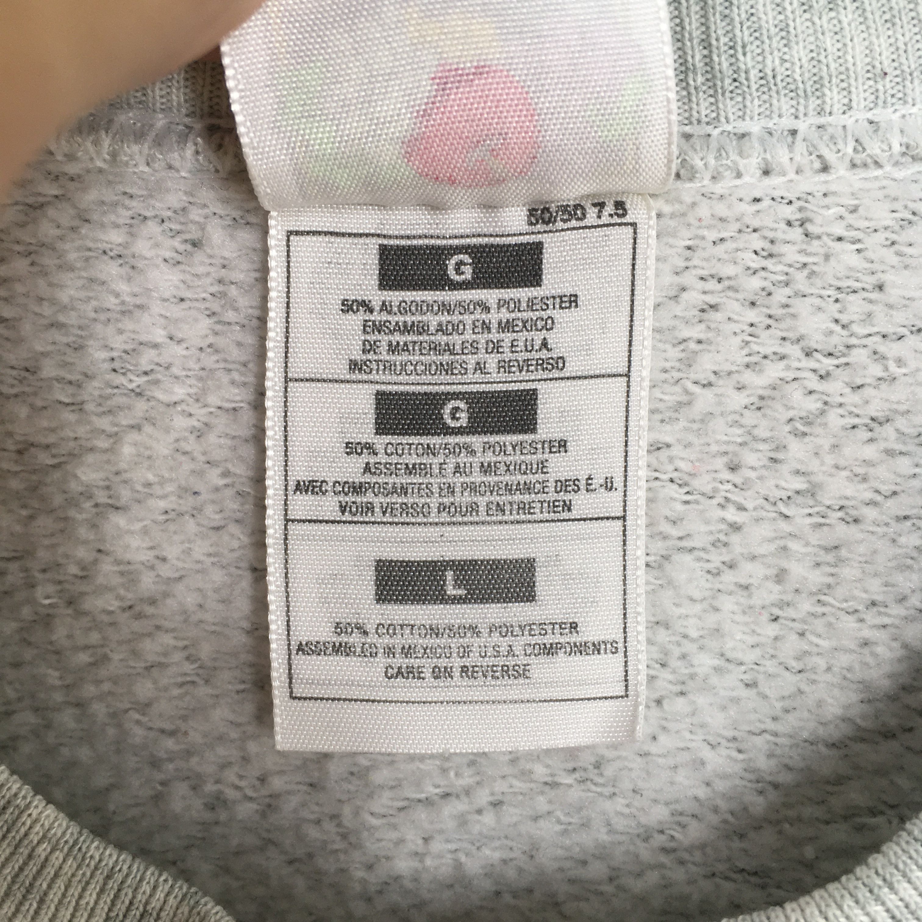 Fruit Of The Loom × Vintage Vintage 90s Bingham Athletics Gray Sweatshirt Large Size US L / EU 52-54 / 3 - 4 Thumbnail