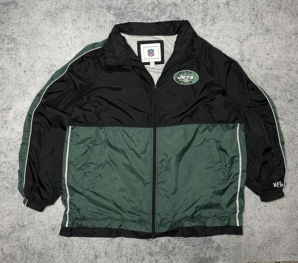NFL Vintage New York NY Jets Nylon Jacket Size US XL / EU 56 / 4 - 1 Thumbnail