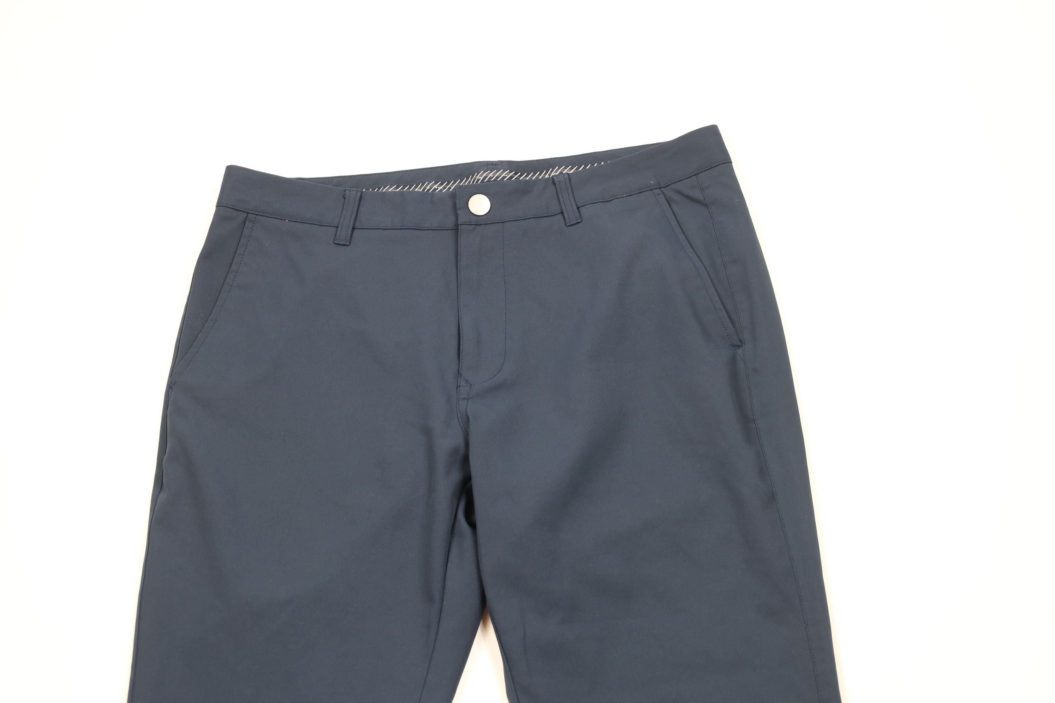 Bonobos Bonobos Golf Tech Zip Cuff Golfing Chino Pants Navy Blue Size US 33 - 2 Thumbnail