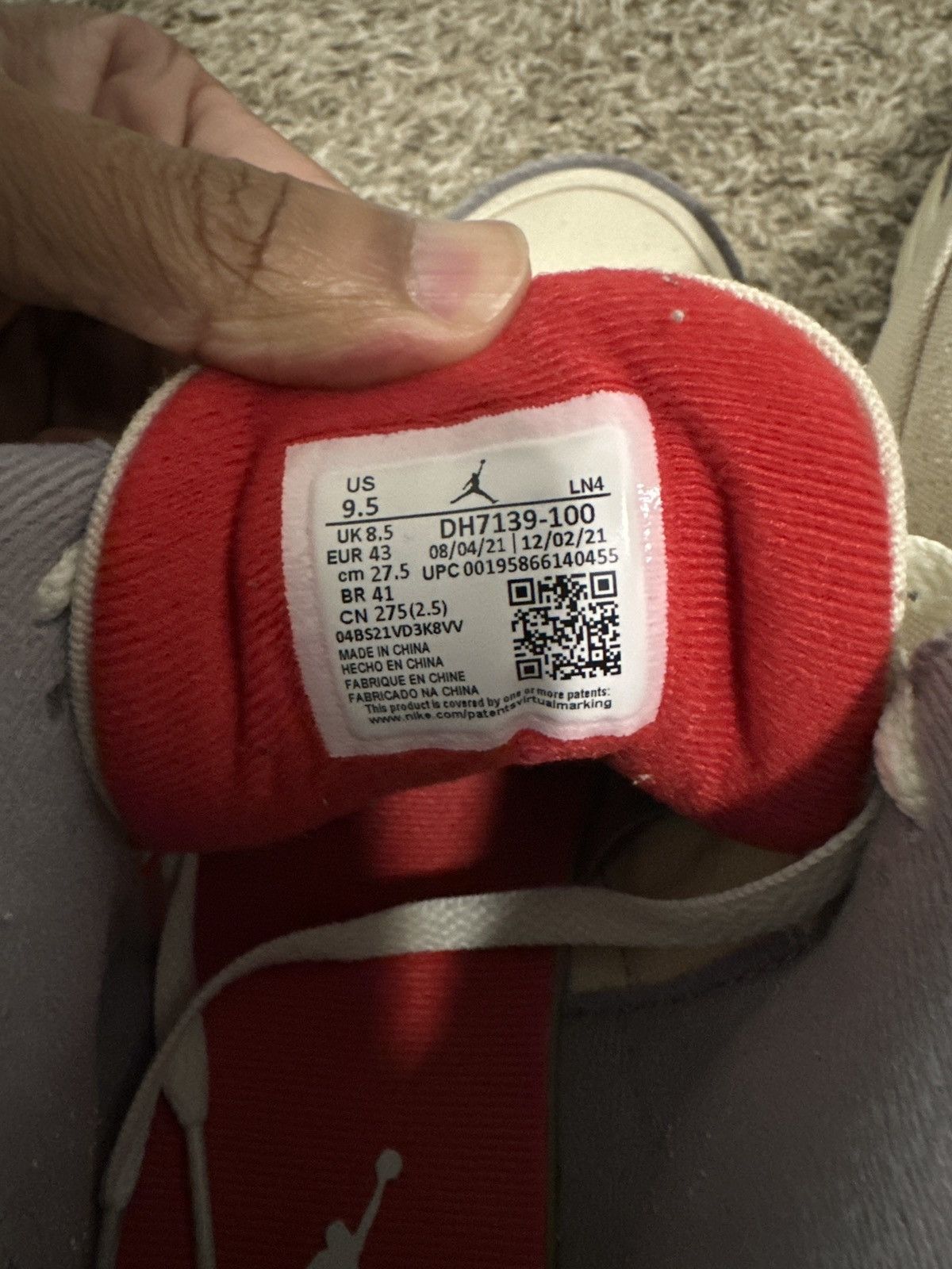 Jordan Brand Air Jordan 3 Retro SE ‘Muslin’ Size US 9.5 / EU 42-43 - 7 Thumbnail