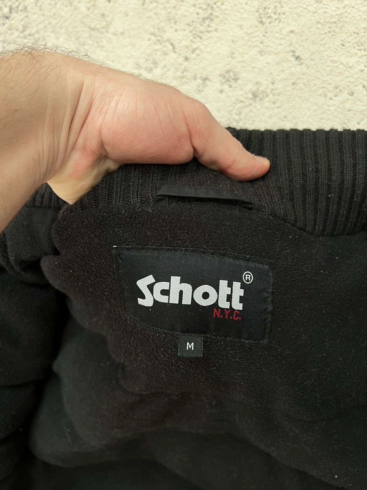 Schott × Vintage SCHOTT Vintage Avantgarde Bomber Jacket Size US M / EU 48-50 / 2 - 4 Thumbnail