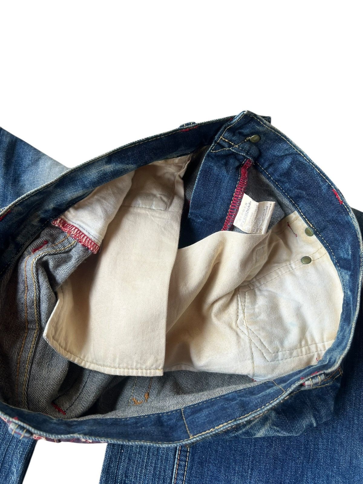 Eternal ETERNAL Distressed Aging Mud Hybrid Denim Loose Jeans Size US 34 / EU 50 - 22 Thumbnail