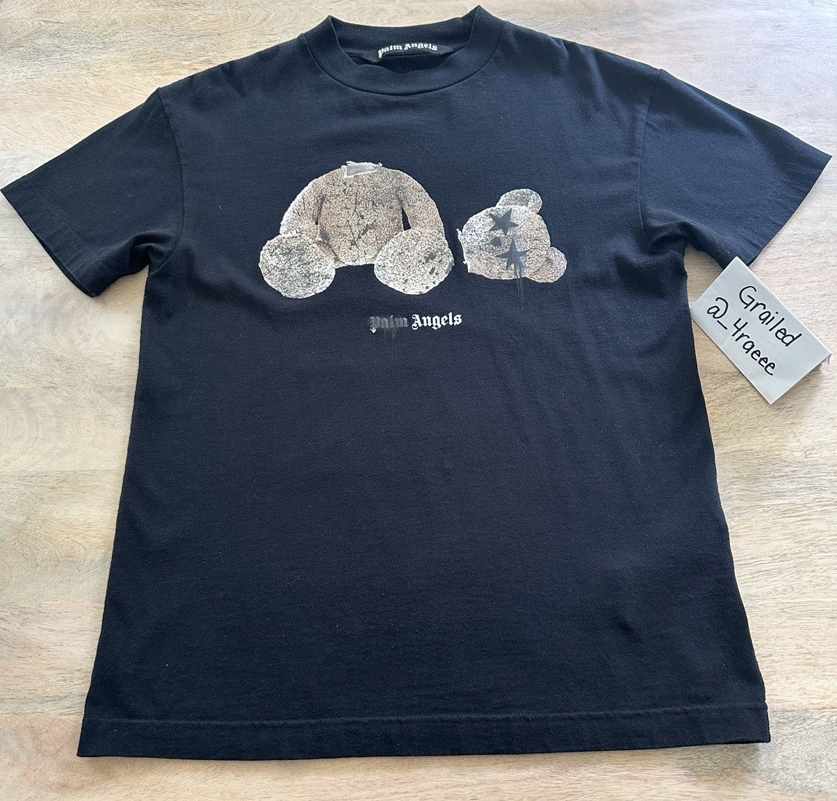 Palm Angels Palm Angels Bear Print Sprayed Logo T-shirt Size US S / EU 44-46 / 1 - 1 Thumbnail
