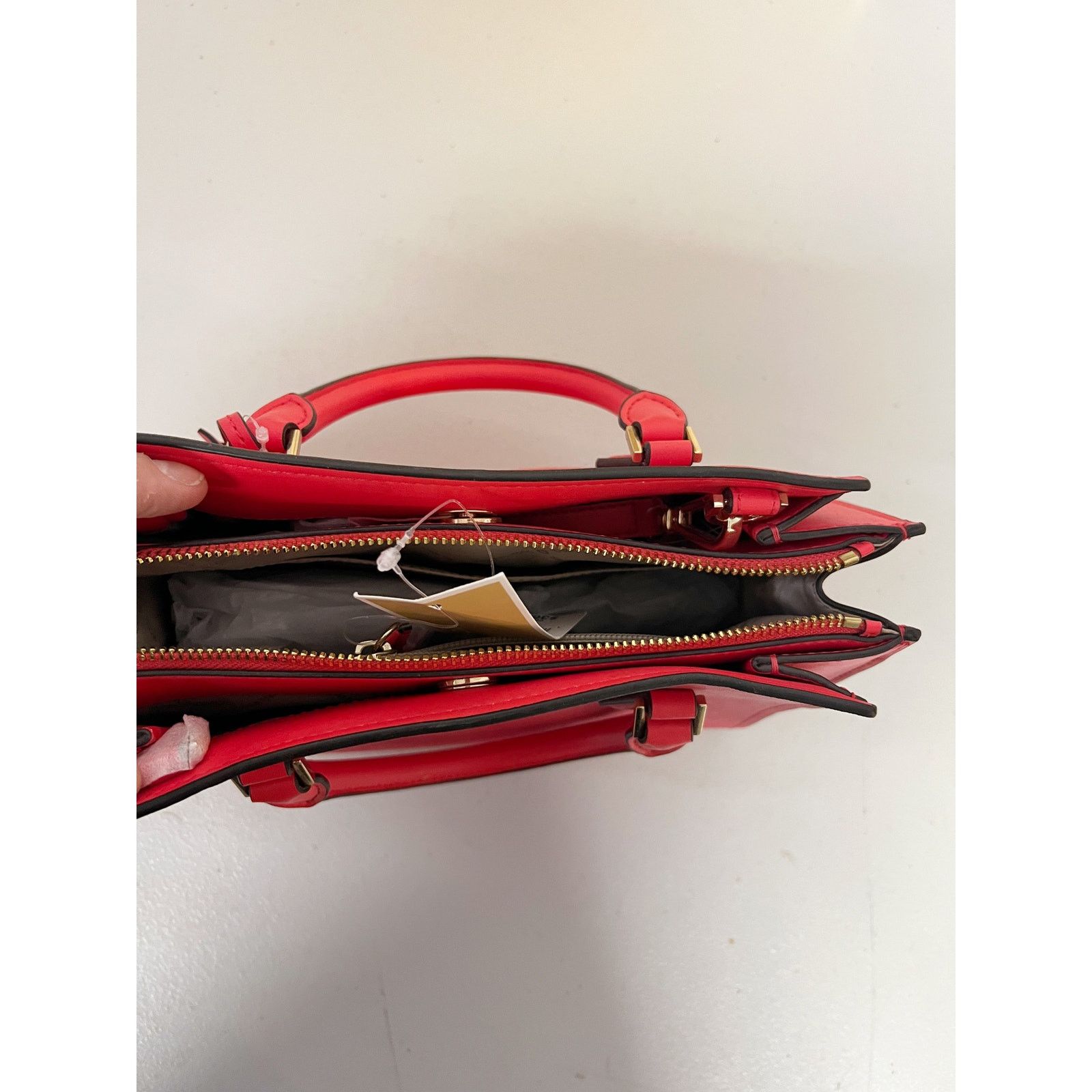 Michael Kors Michael Kors 35T0GWXM2L Hope Medium Saffiano Leather Satchel Size ONE SIZE - 5 Thumbnail