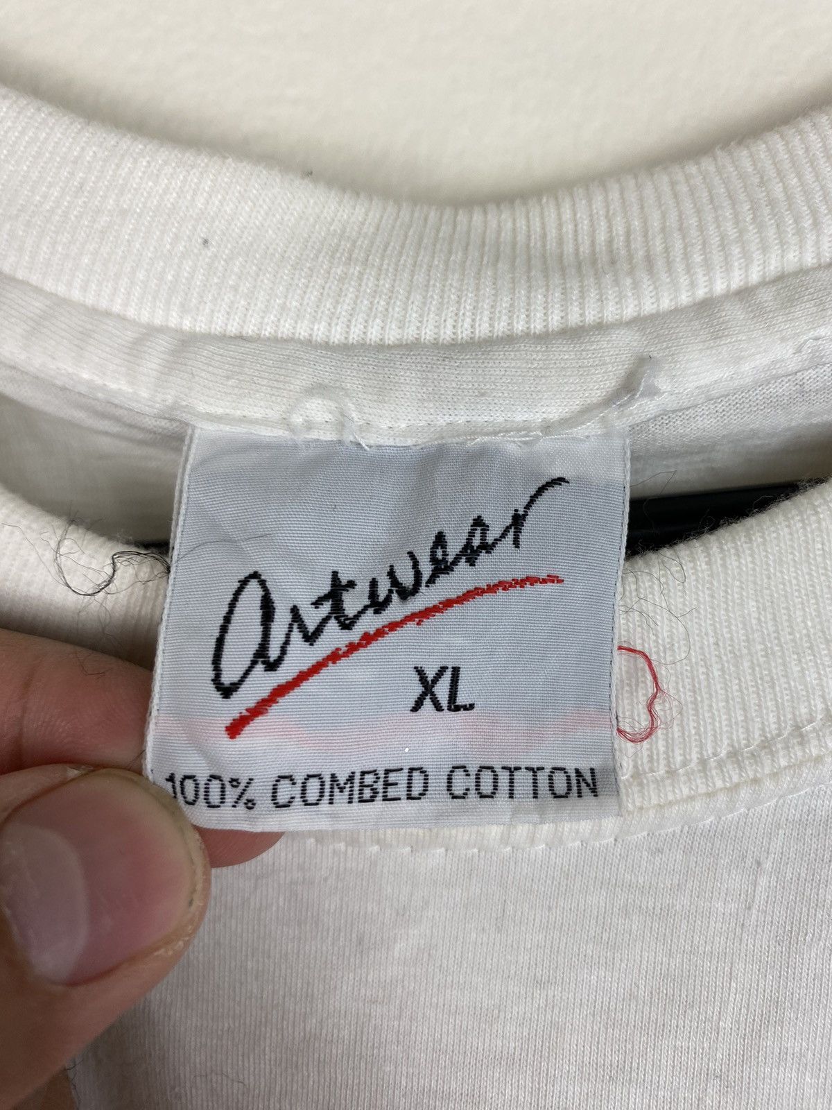 Vintage Vintage 1989 Amado Maurilio Peña Single Stitch White T shirt Size US XL / EU 56 / 4 - 6 Thumbnail