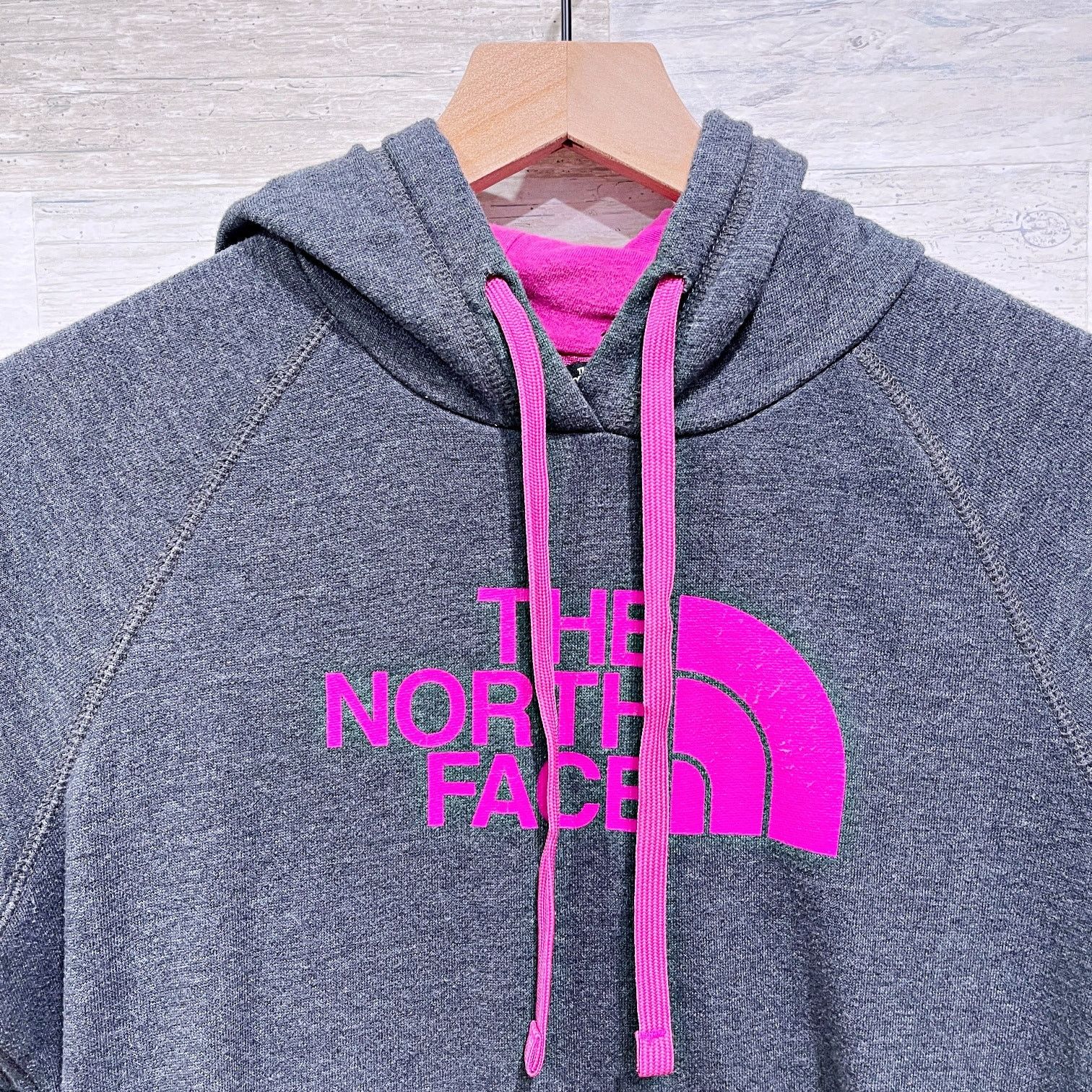 The North Face The North FacePullover Logo Hoodie Sweatshirt Gray Women M Size M / US 6-8 / IT 42-44 - 2 Thumbnail