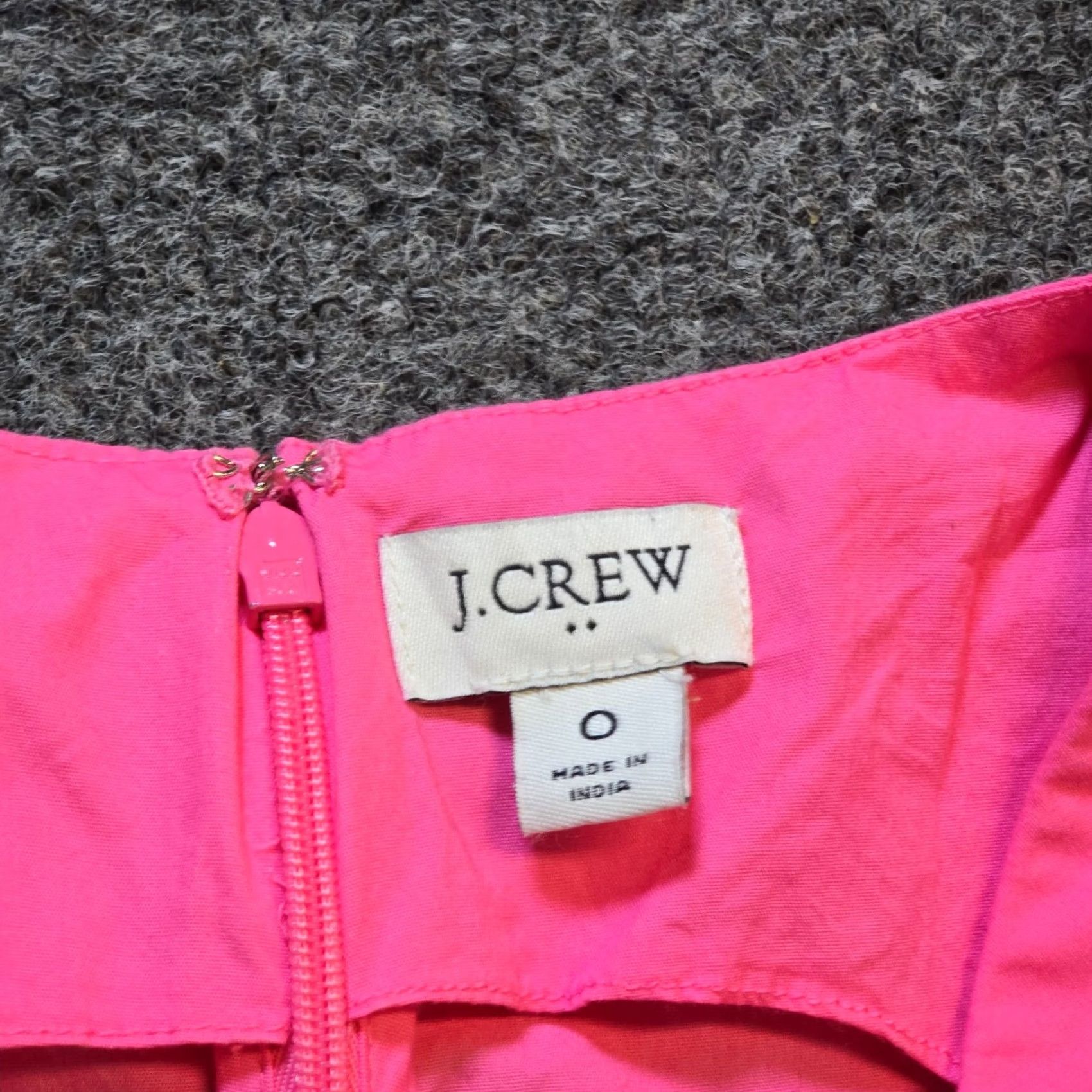 J.Crew J.CREW Dress Womens Size 0 Pink Belted Wrap A-Line Sleeveless Tie Waist Cocktail Dress Size XS / US 0-2 / IT 36-38 - 3 Thumbnail