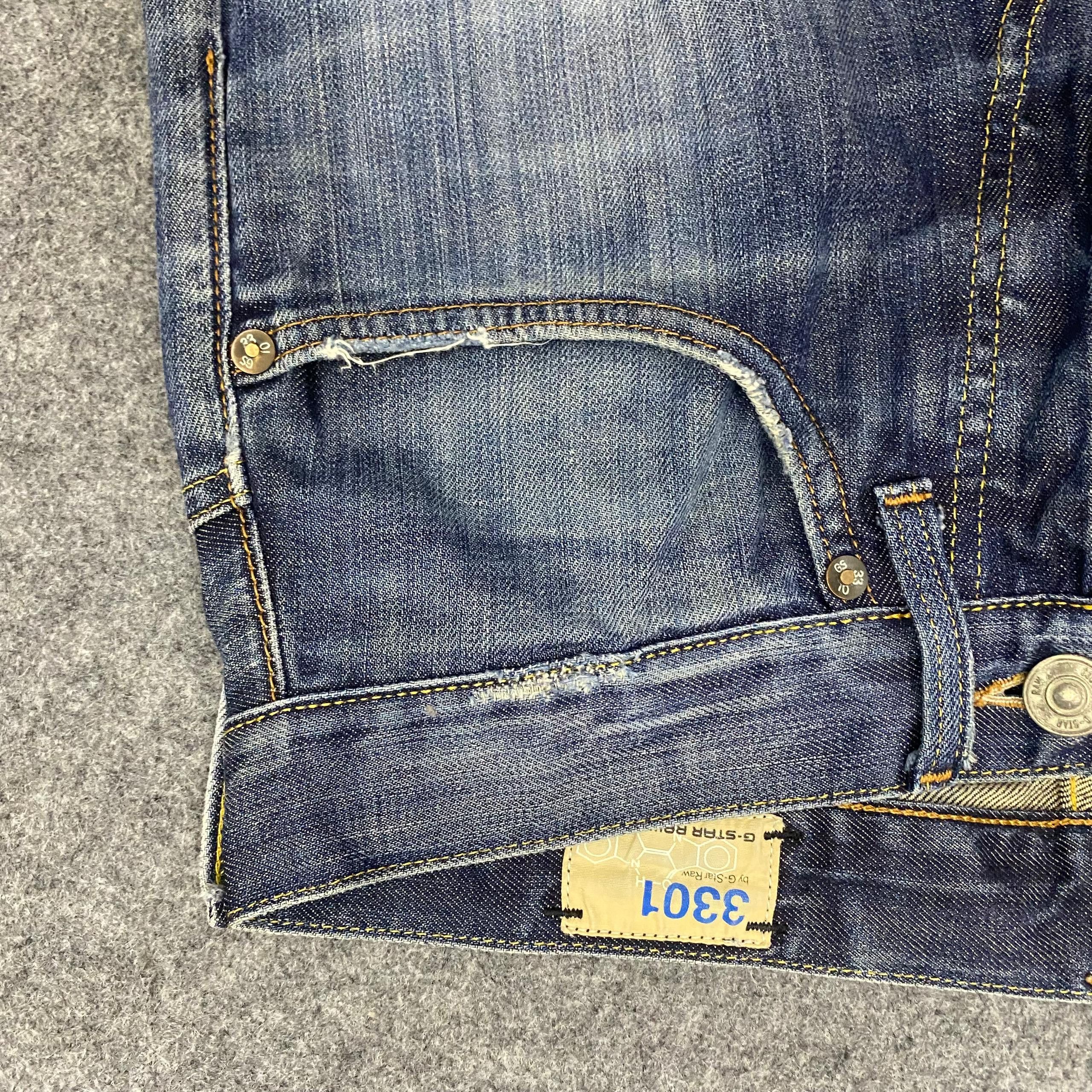 G-Star 💥Best Offer💥Vintage G Star Raws Distressed Denim Size US 32 / EU 48 - 10 Thumbnail