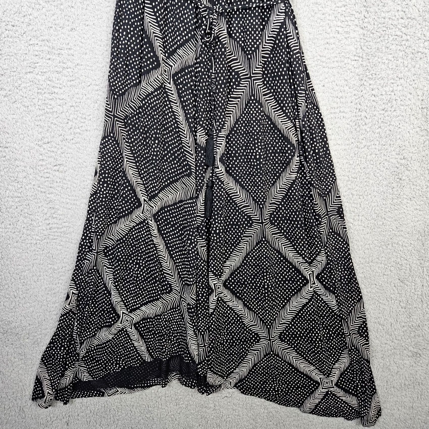 Lucky Brand Lucky Brand Maxi Crochet Sleeveless Tie back Women's Midi Casual Dress XS Multicolor Crochet Solid Sleeveless Dress Summer Womens XS Size XS / US 0-2 / IT 36-38 - 3 Thumbnail