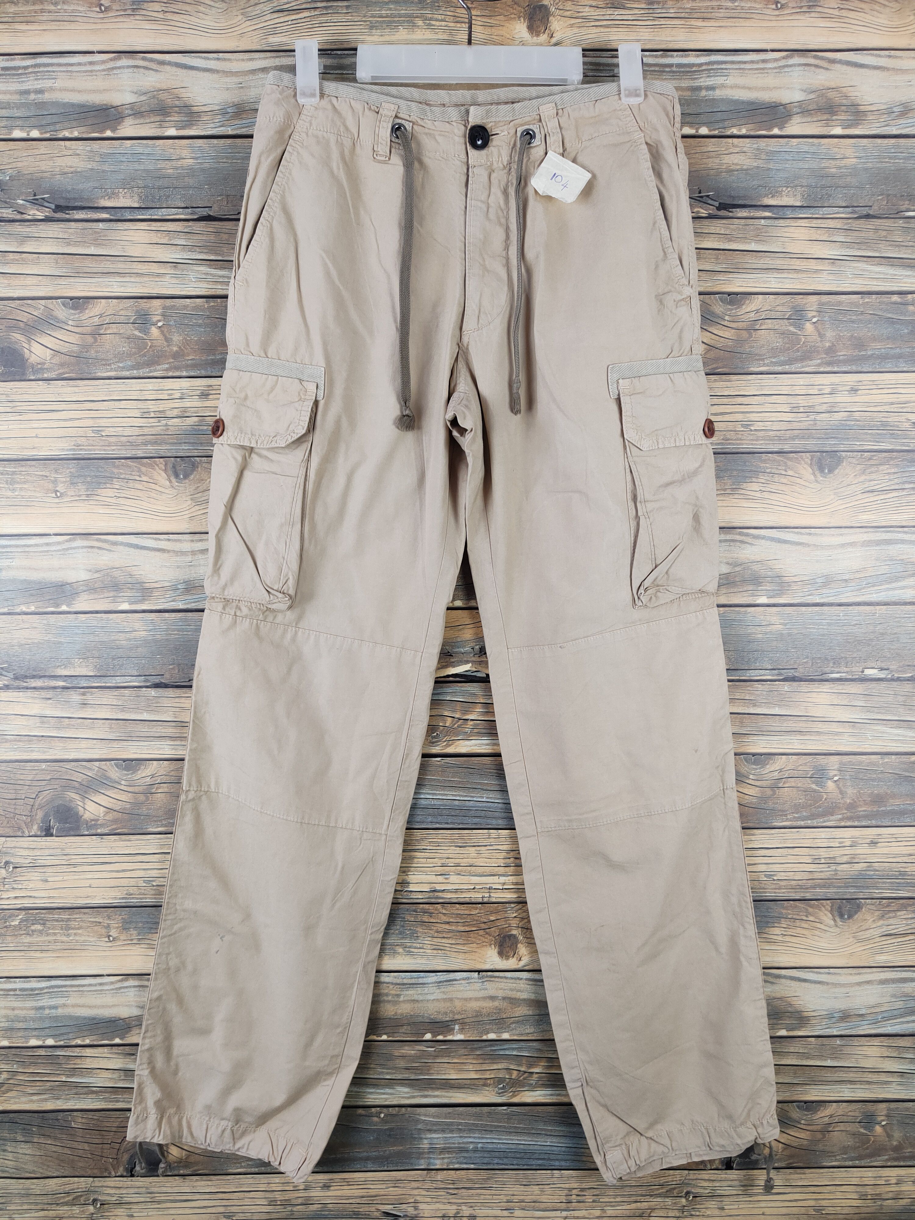 Edifice Japan DLL Edifice Beige Multipocket Tactical Cargo Pants #104 Size US 30 / EU 46 - 1 Thumbnail