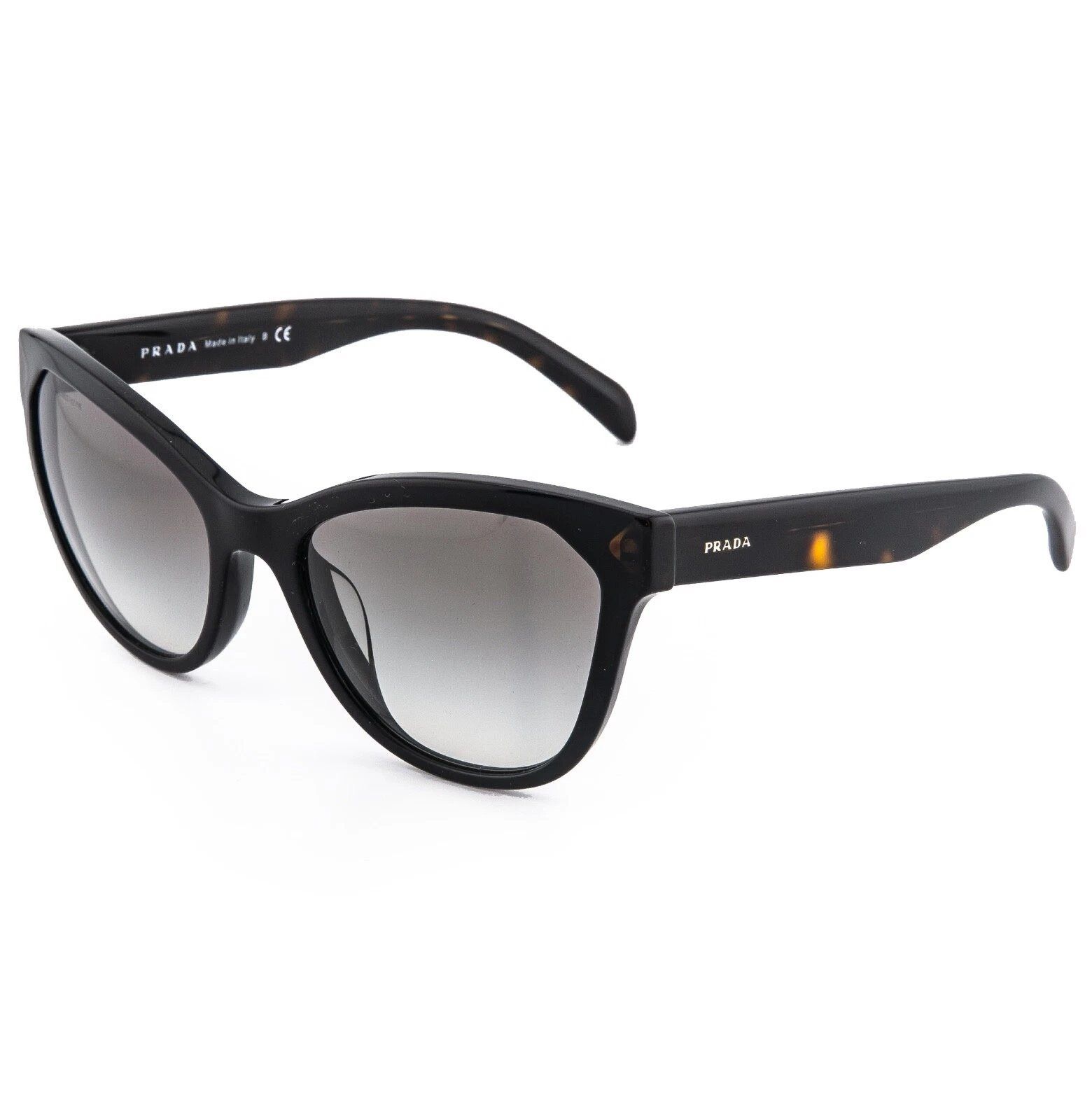 Prada PRADA PR21SS 21S Black Tortoise Brown Sunglasses Triangle Size ONE SIZE - 5 Thumbnail