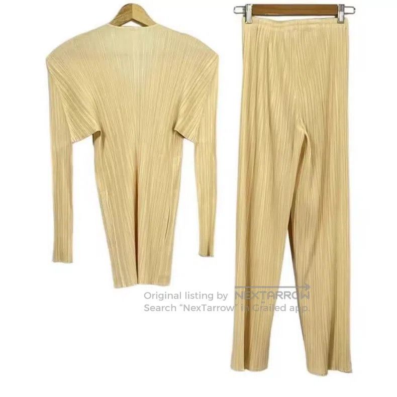 Issey Miyake Issey Miyake Yellow Coat Size L / US 10 / IT 46 - 3 Thumbnail