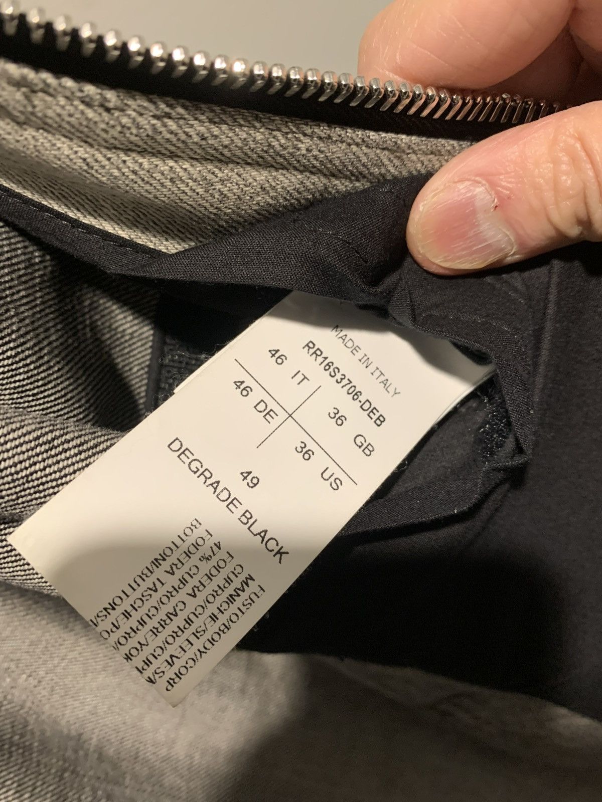Rick Owens Rick Owens S/S 2016 Denim Coat Size US S / EU 44-46 / 1 - 8 Thumbnail