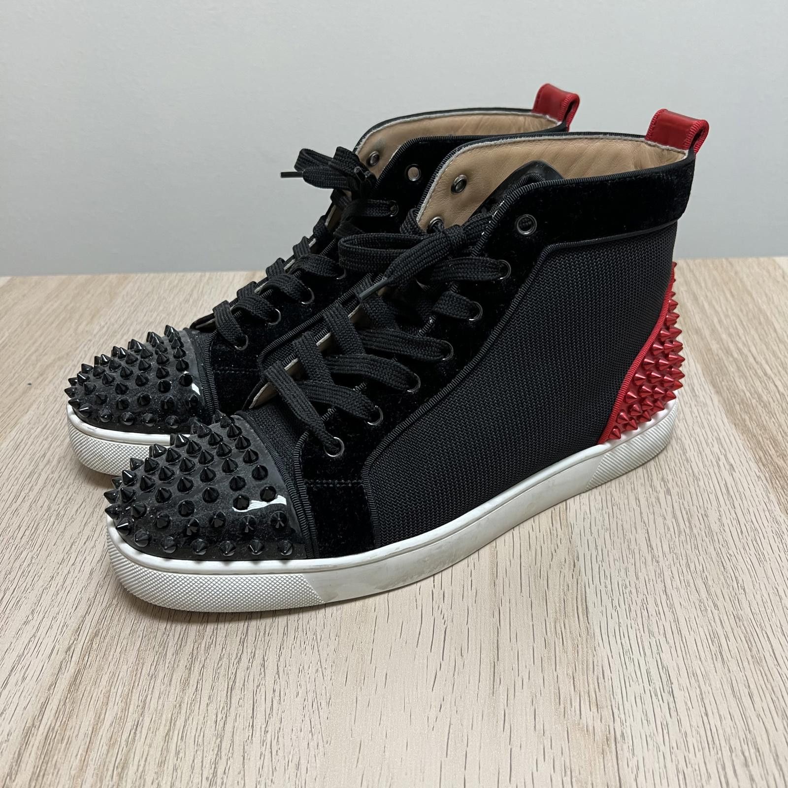 Christian Louboutin Christian Louboutin Spike High-Top Sneakers Size US 8.5 / EU 41-42 - 3 Thumbnail