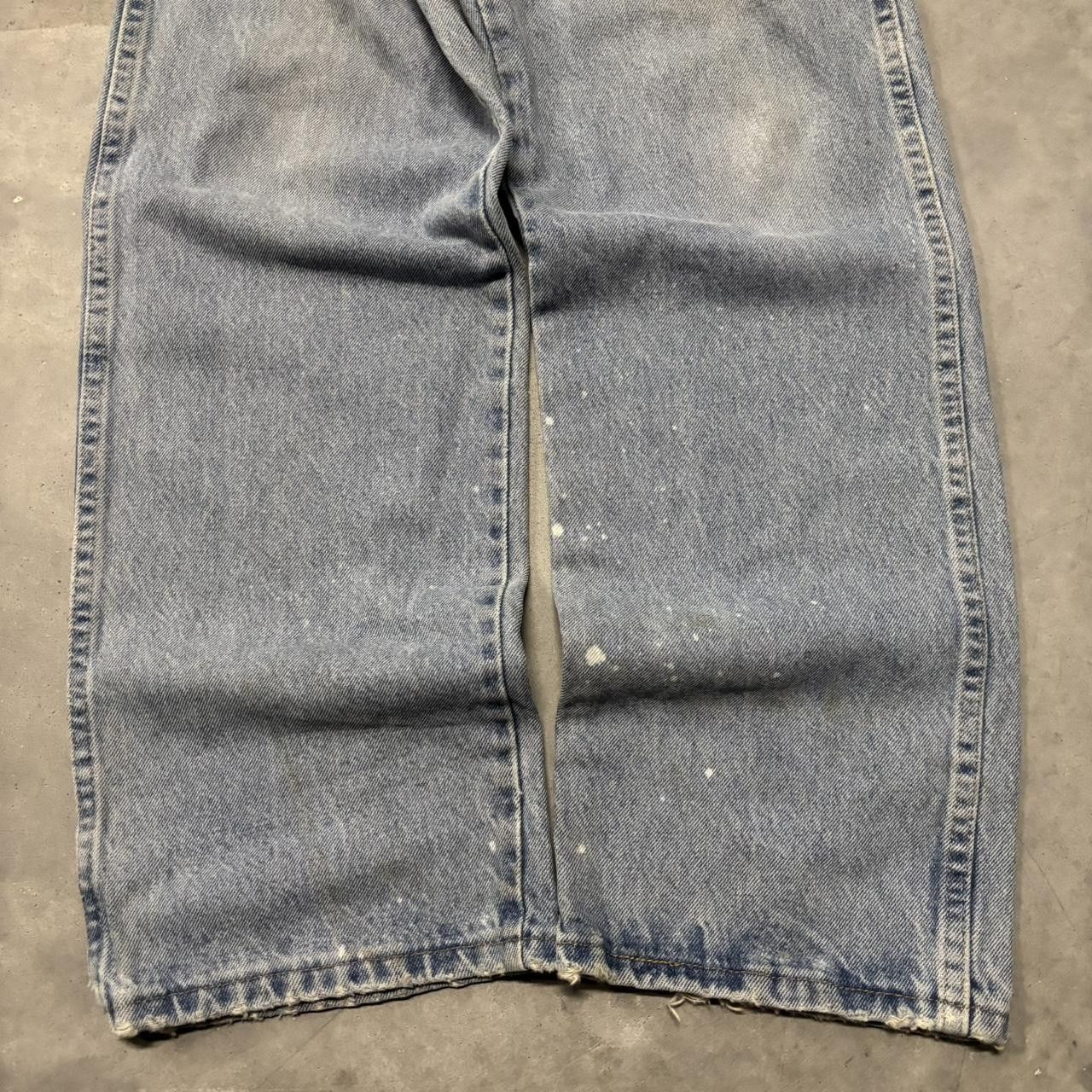 Japanese Brand × Vintage Crazy Vintage Y2K/2000s Light Wash Essential Denim Jeans! Size US 34 / EU 50 - 6 Thumbnail