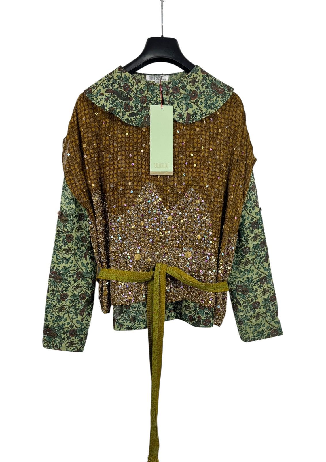 Other Sabyasachi 2in1 Shirt Cotton Silk Vest Hand Stitched size 10 Size M / US 6-8 / IT 42-44 - 17 Thumbnail