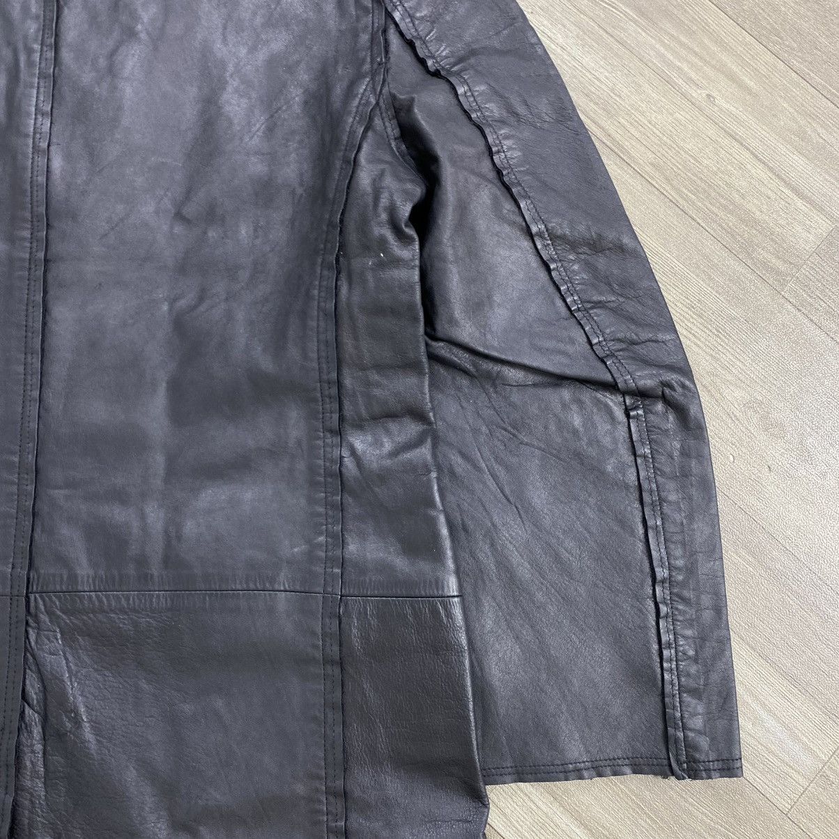 Comme des Garcons Homme AW2001 Archive Comme des Garçons Homme Plus Leather Jacket Size US S / EU 44-46 / 1 - 16 Thumbnail