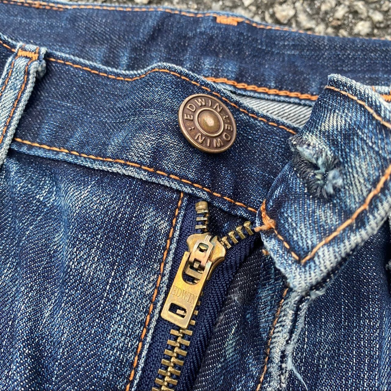 Edwin Vintage Edwin Distressed Denim Size US 31 - 12 Thumbnail