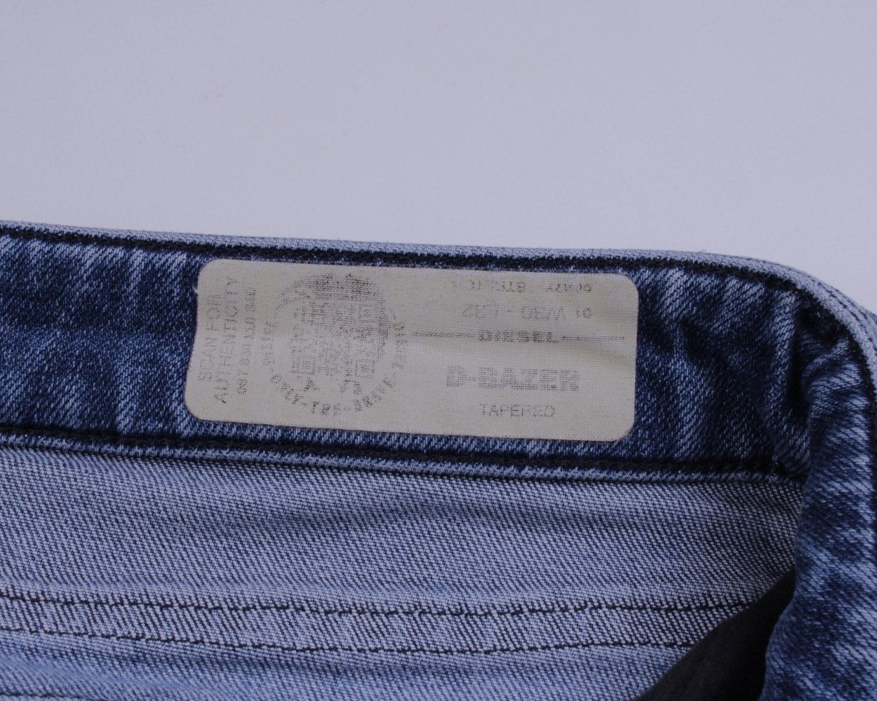 Diesel DIESEL D-BAZER Tapered Blue Slim Denim Stretch Jeans Size US 30 / EU 46 - 12 Thumbnail