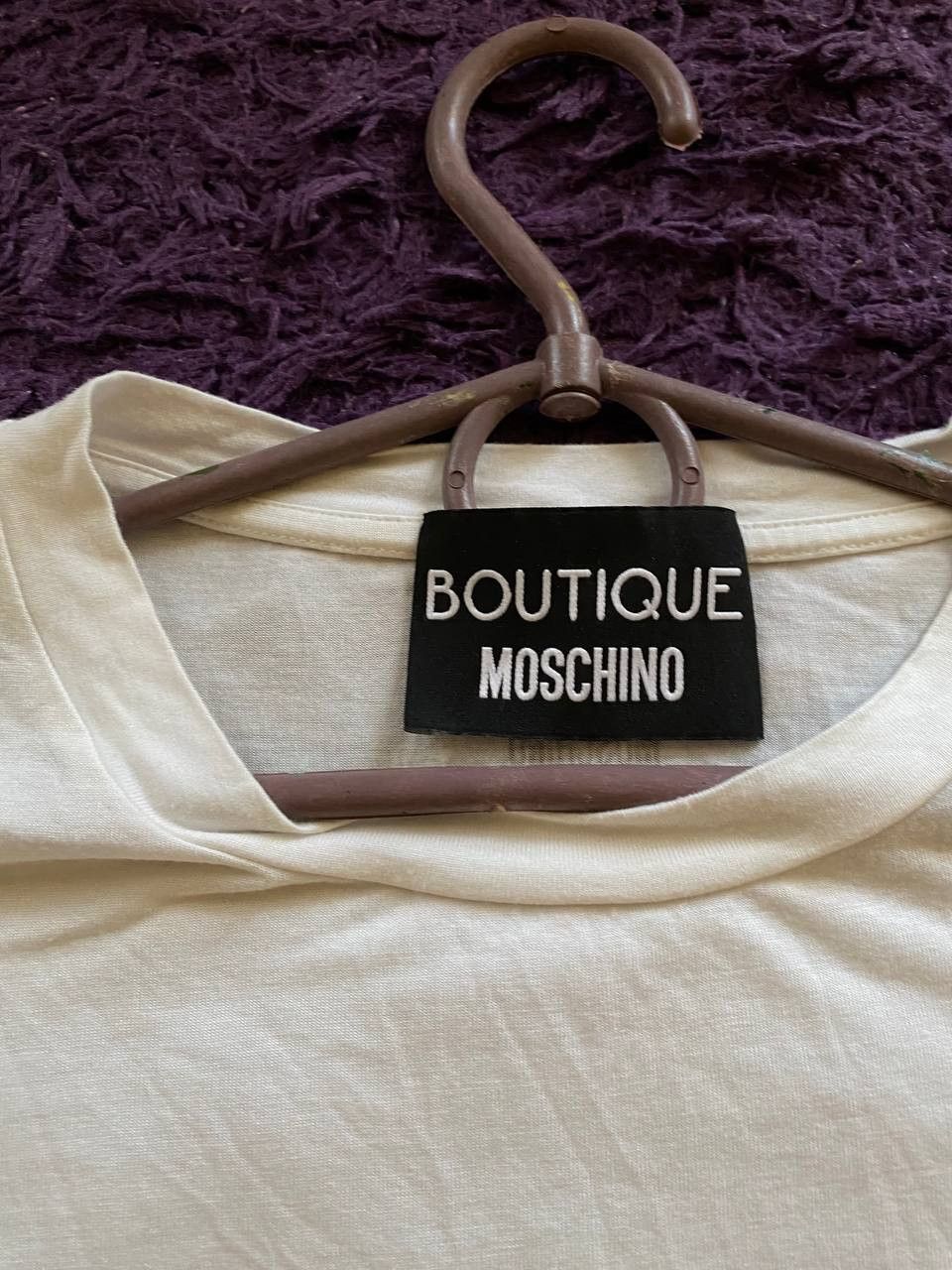 Moschino Moschino Couture Distressed Big Logo Print T-Shirt Size US S / EU 44-46 / 1 - 8 Thumbnail
