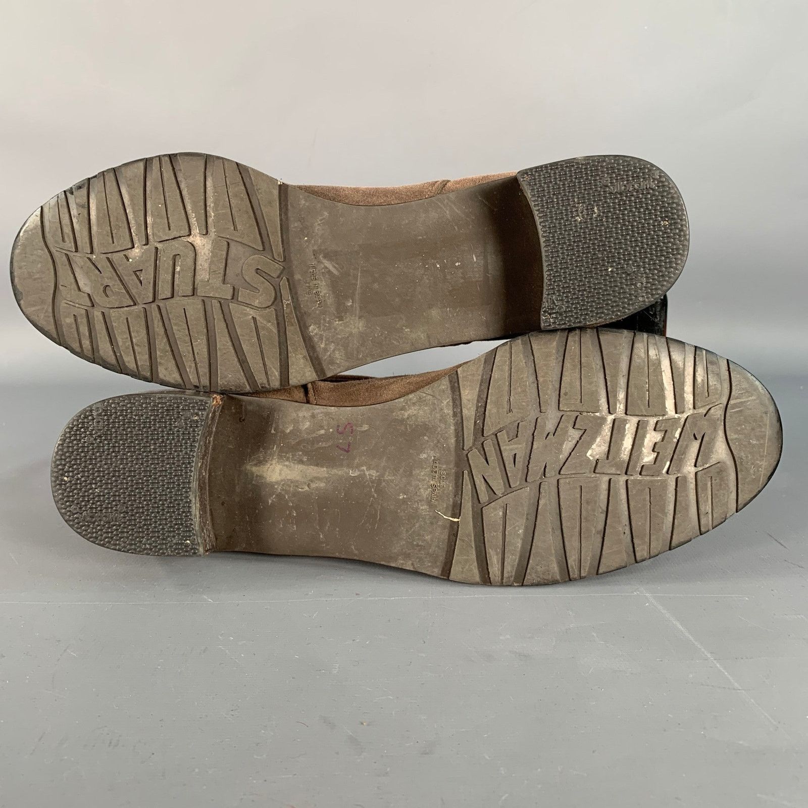 Stuart Weitzman STUART WEITZMAN Size 9.5 Brown Suede Buckle Ankle Boots Size US 9.5 / IT 39.5 - 6 Thumbnail