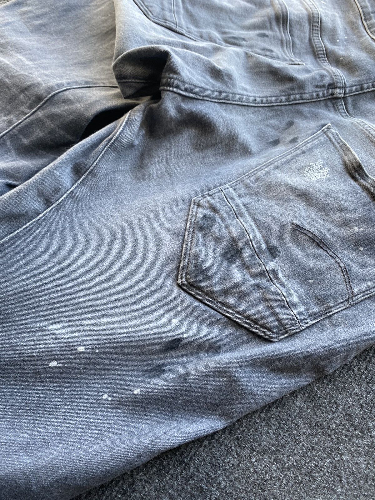 G-Star 🔥Opium Punk G Star arc 3d slim gray distressed jeans men 33 Size US 33 - 20 Thumbnail
