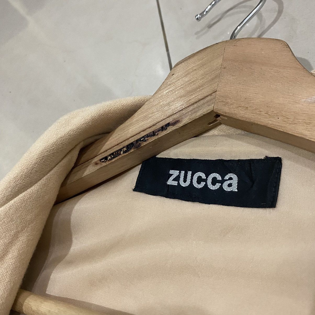 CABANE de ZUCCa × Issey Miyake × Zucca 🔥VINTAGE ZUCCA ISSEY MIYAKE WOOL CROP BOMBER JACKET Size US S / EU 44-46 / 1 - 8 Thumbnail