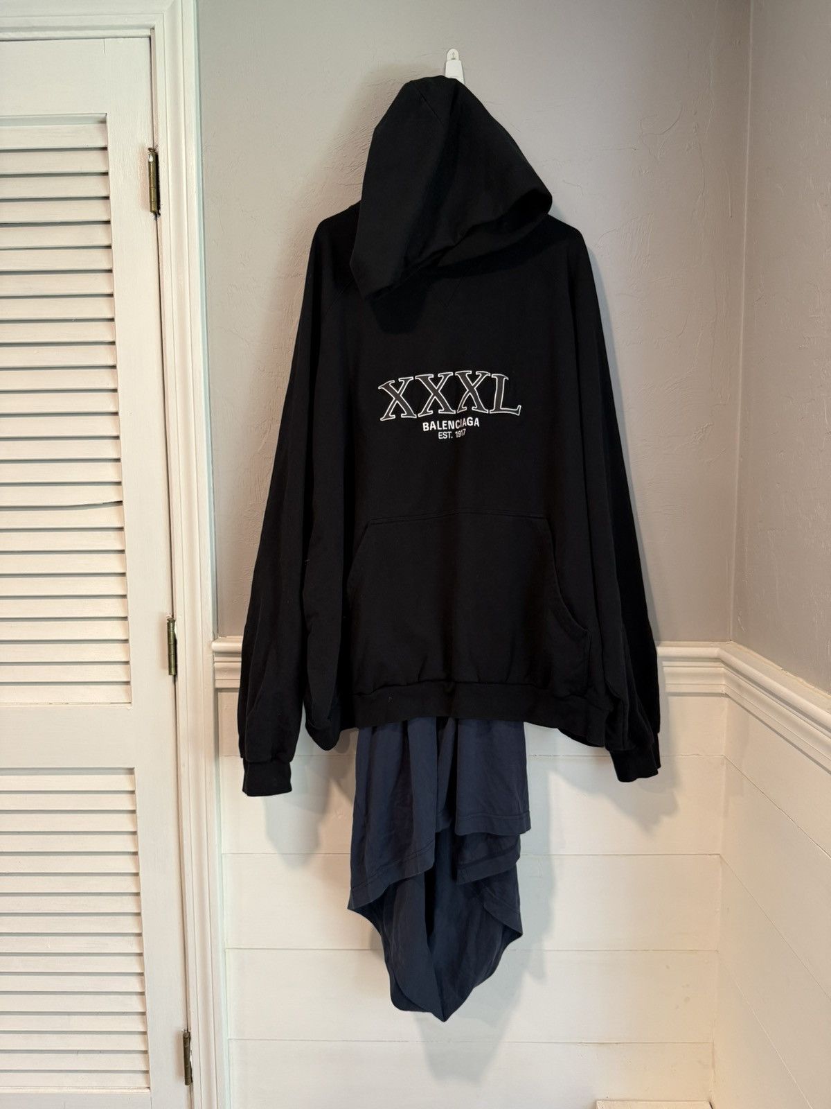 トップス BALENCIAGA xxxl hoodie Balenciaga - XXXL large-fit cotton hoodie Balenciaga