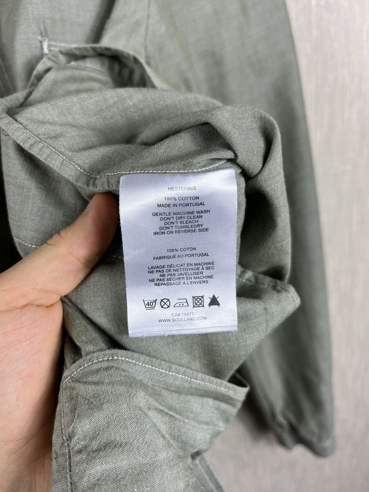 Designer × Soulland Soulland hestehave over shirt jacket with pocket latches Size US S / EU 44-46 / 1 - 18 Thumbnail