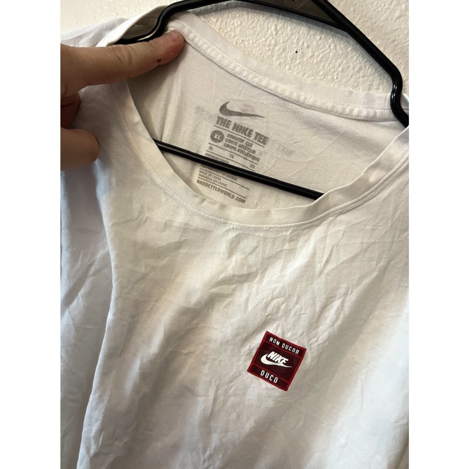 Nike Nike Tee Mens White Worldwide MCMLXXII Long Sleeve Athletic Cut Size XL Size US XL / EU 56 / 4 - 2 Thumbnail