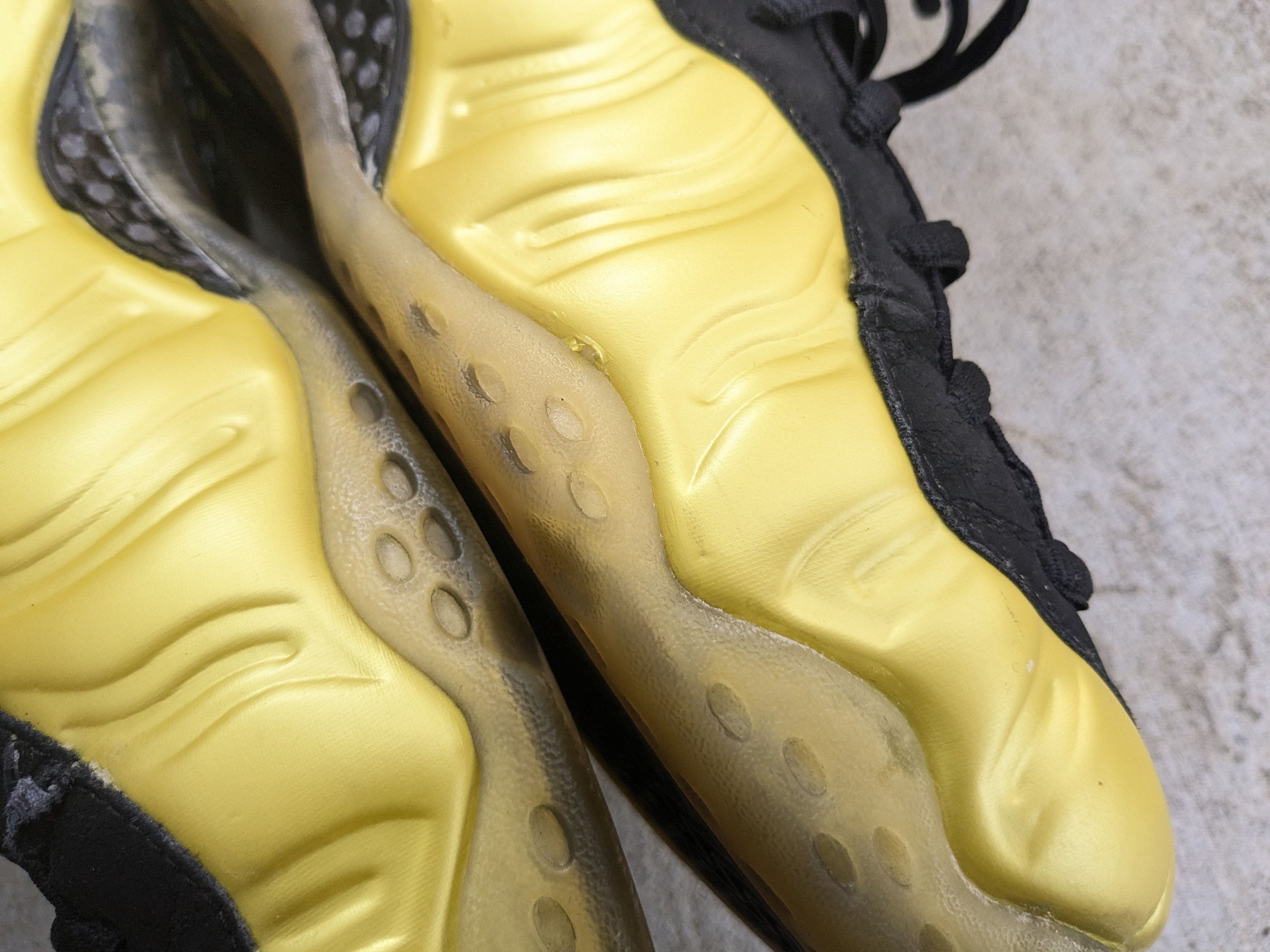 Nike Nike Air Foamposite One Electrolime Yellow 314996-330 Black Size US 11.5 / EU 44-45 - 10 Thumbnail