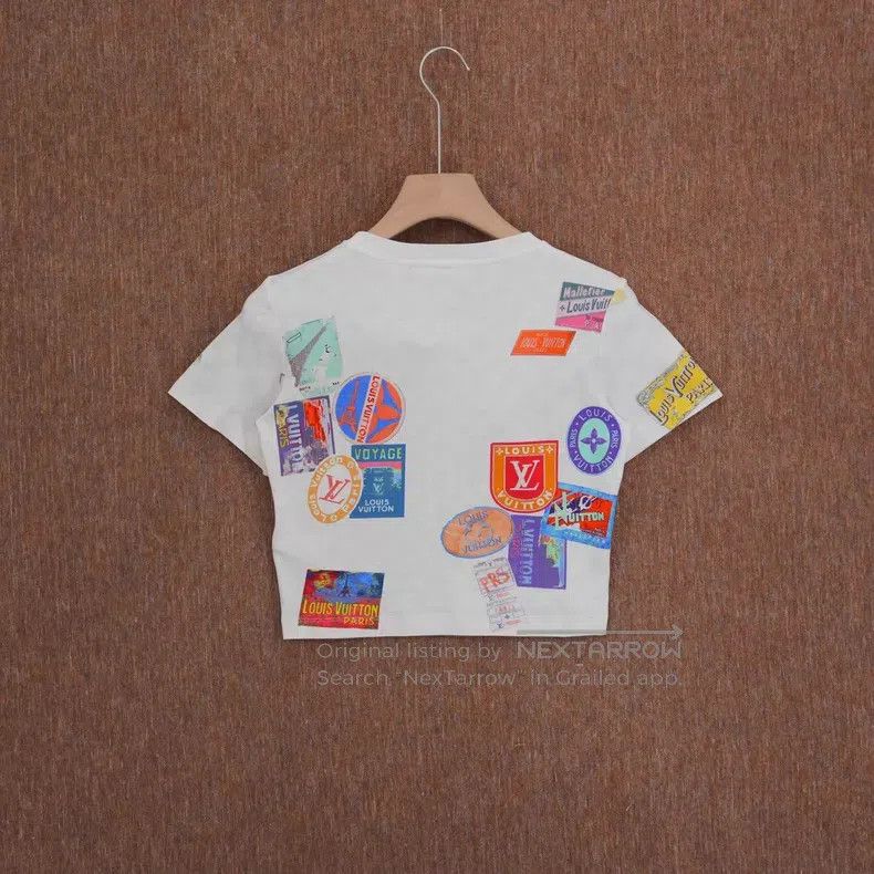 Louis Vuitton Louis Vuitton 25ss New Graffiti Print Neckline Chain Short Size S / US 4 / IT 40 - 2 Thumbnail