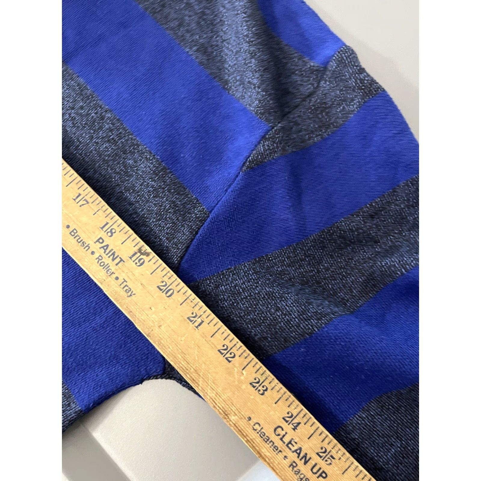 Ecko Unltd. Ecko Unltd. Zip Up Pullover Sweater Size XL Blue Striped Men Size US XL / EU 56 / 4 - 5 Thumbnail