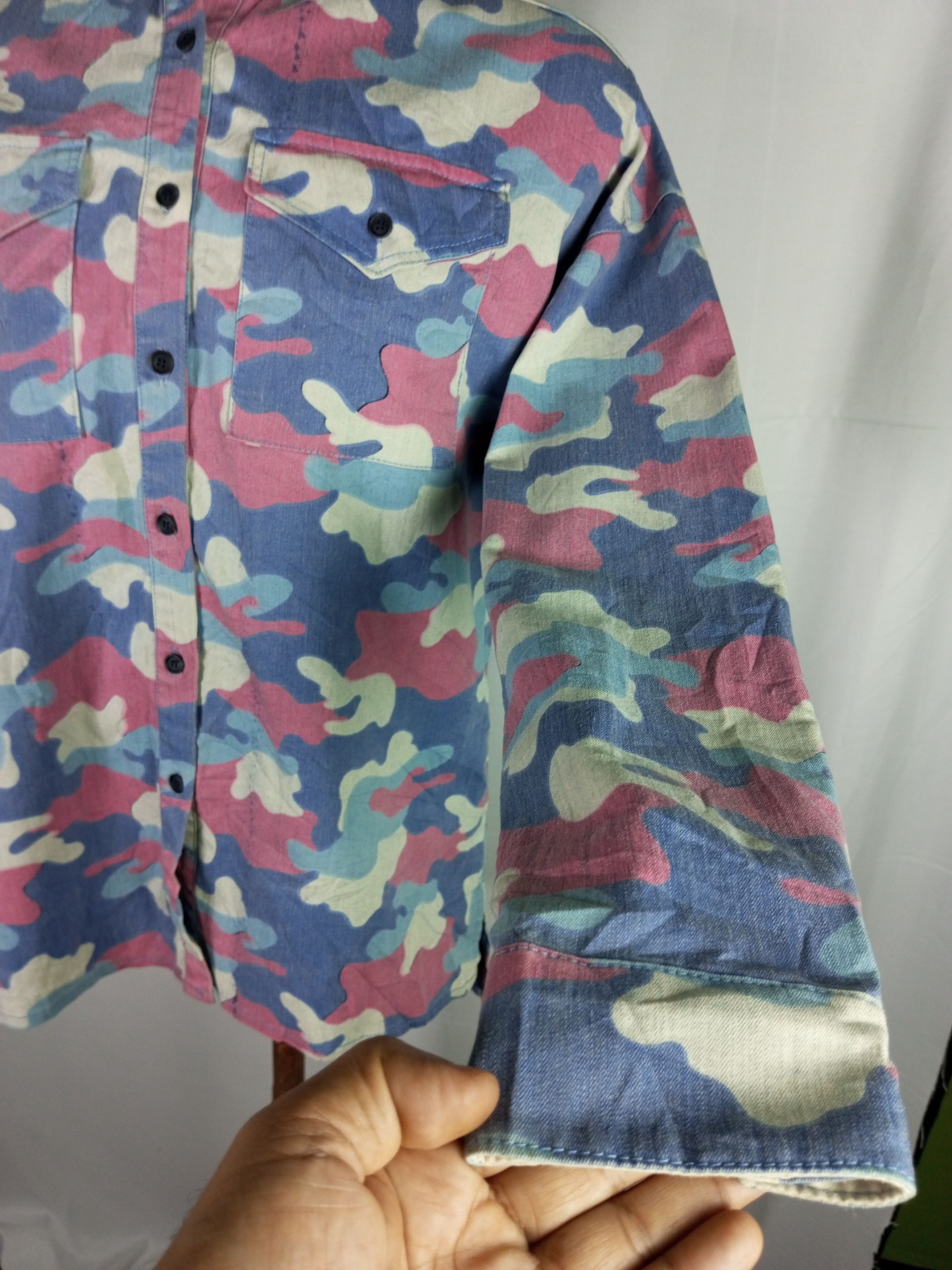 Japanese Brand Jolichiot multi colour camo street wear bape style Size US M / EU 48-50 / 2 - 8 Thumbnail
