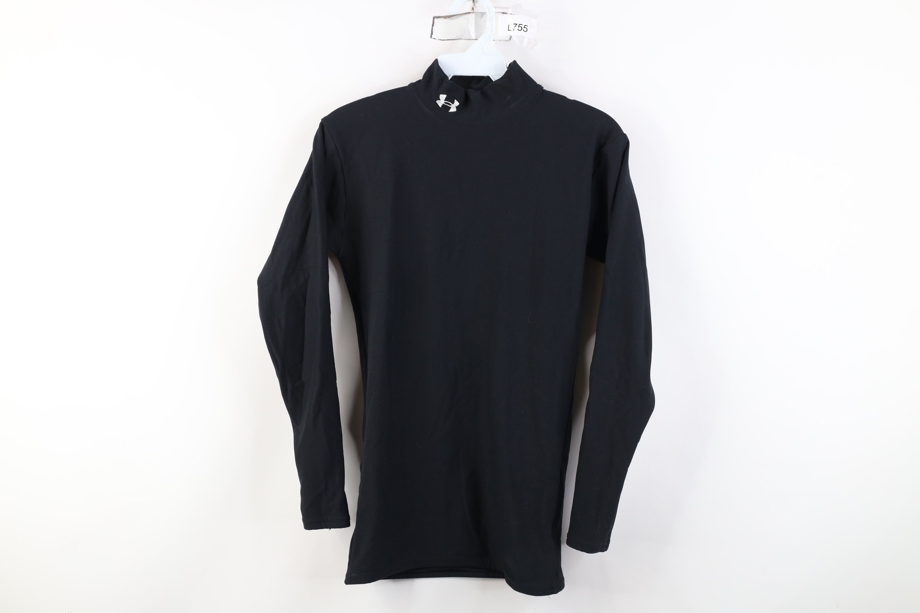 Under Armour Vintage Under Armour Compression Mock Neck T-Shirt Black USA Size US M / EU 48-50 / 2 - 1 Thumbnail
