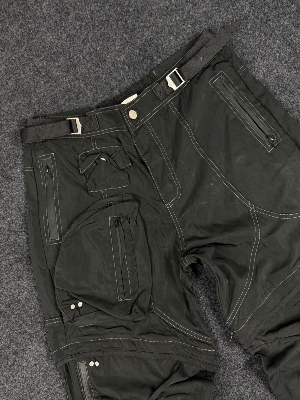 FAR FROM WHAT × Vintage FAR FROM WHAT Tactical Cargo Pants for Men - Durable Cotton, Size US 34 / EU 50 - 3 Thumbnail