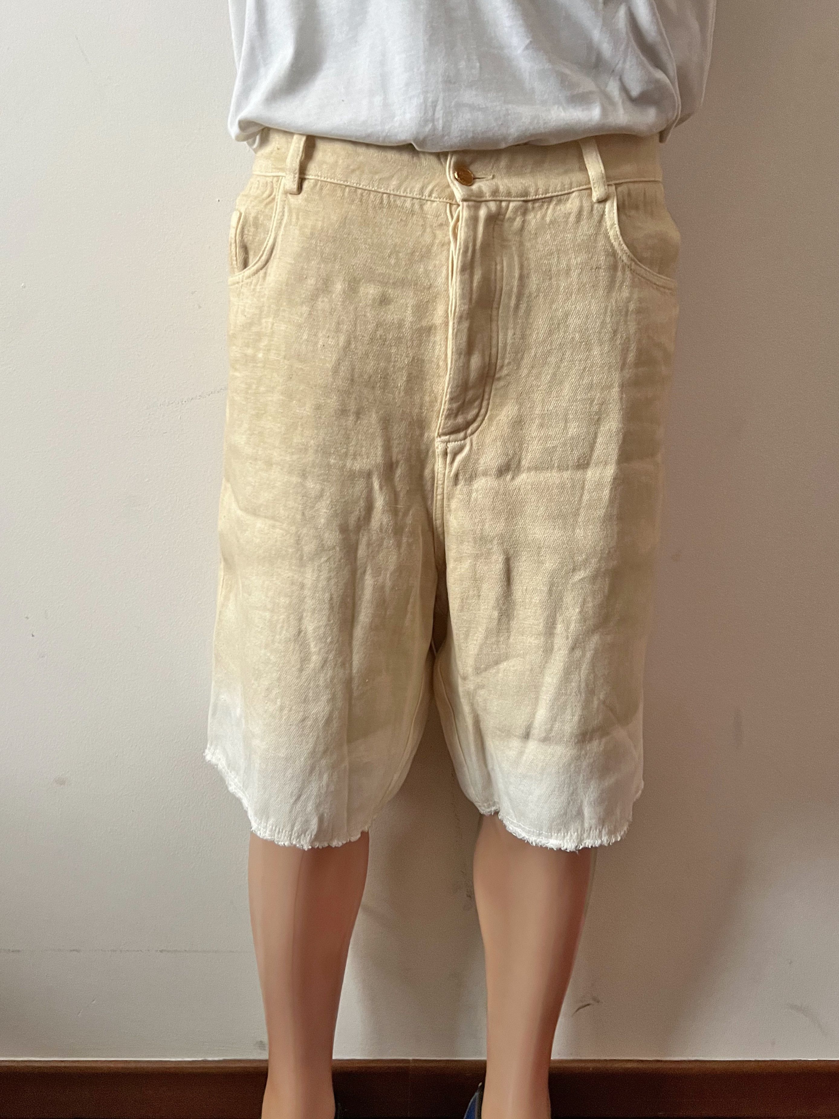 Federico Curradi Bermuda Linen Degradè Size US 34 / EU 50 - 2 Thumbnail