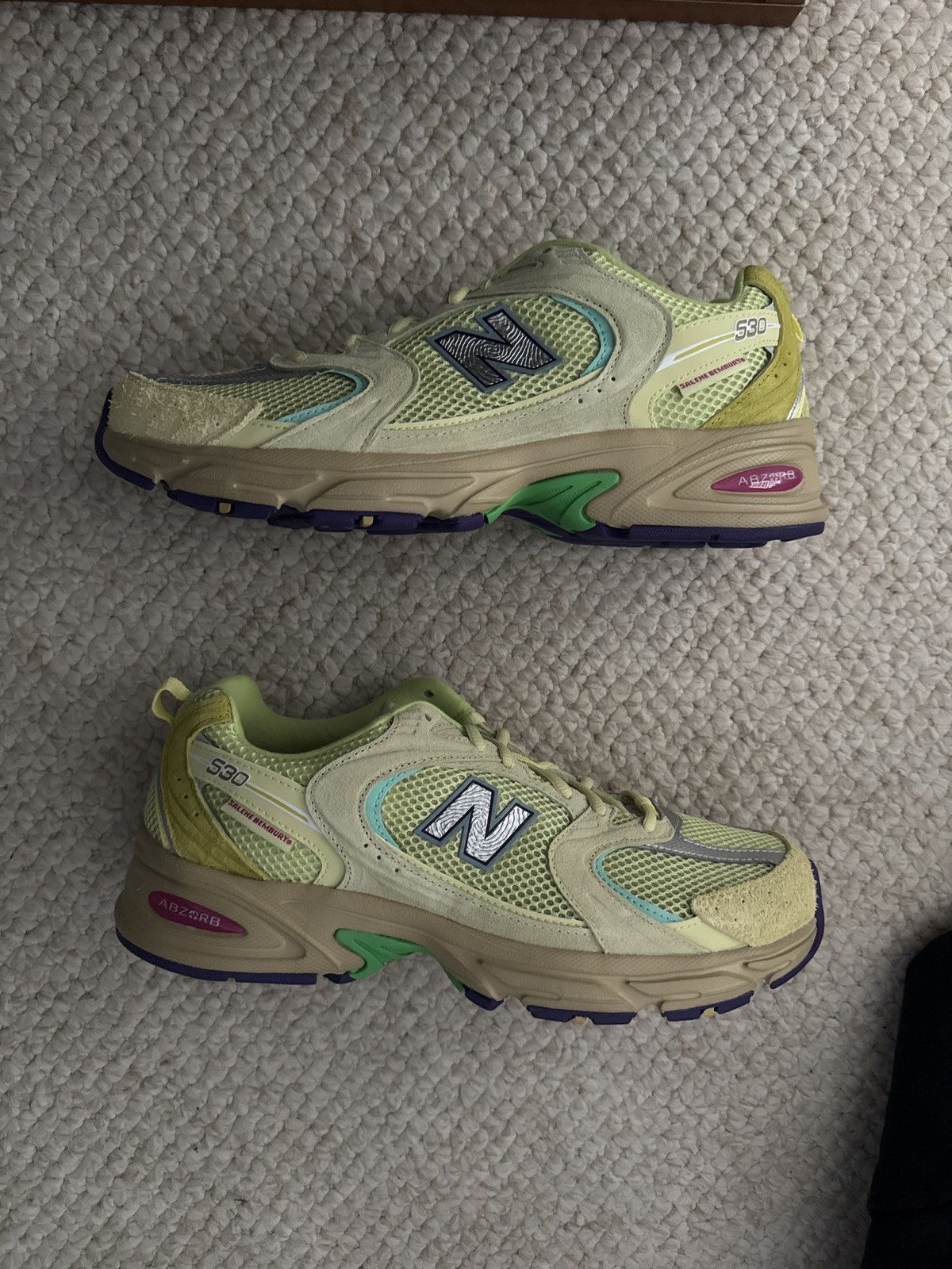 New Balance × Salehe Bembury New Balance 530 Salehe Bembury Prosperity Be The Prize Size US 10.5 / EU 43-44 - 2 Thumbnail